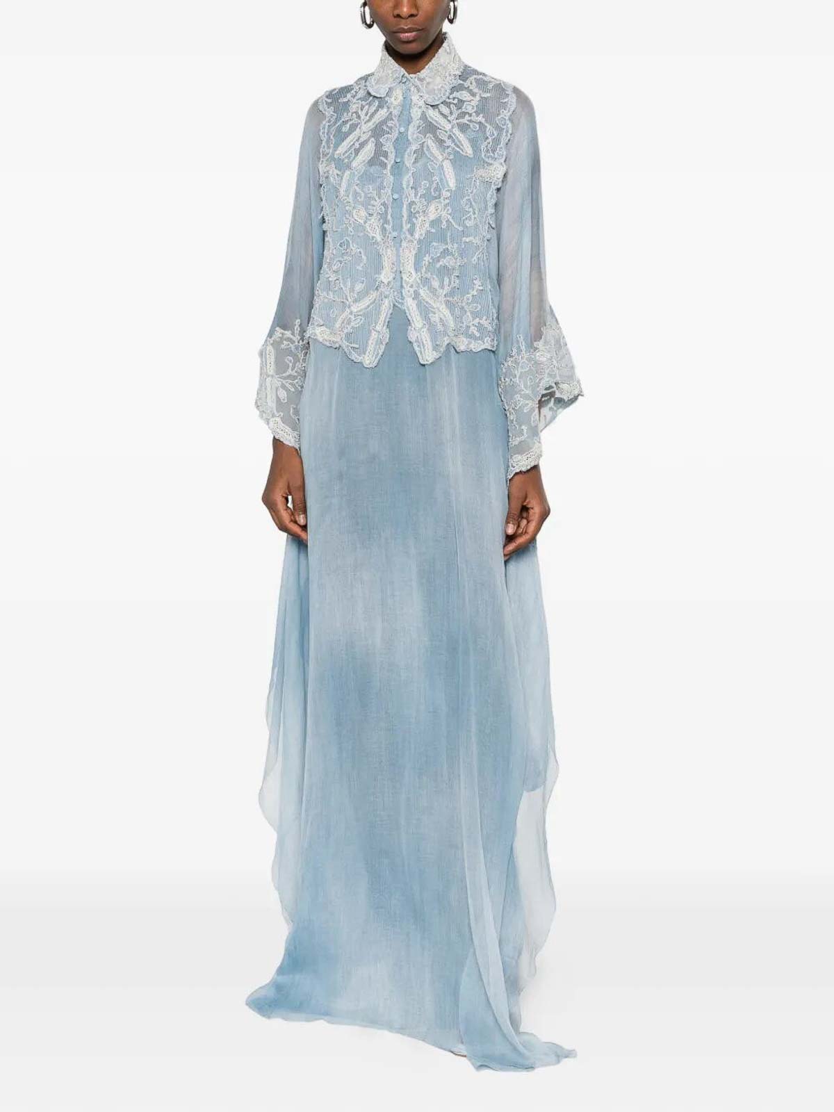 Dress With Embroidery D482Q313APCSFWBS4217 (ERMANNO SCERVINO / ワンピース・ドレス・オールインワン ) | ERMANNO SCERVINO (エルマンノ シェルヴィーノ)(3)