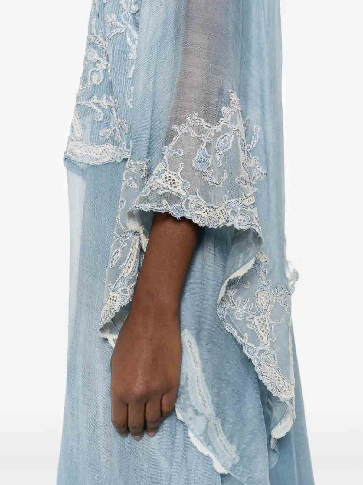 Dress With Embroidery D482Q313APCSFWBS4217 (ERMANNO SCERVINO / ワンピース・ドレス・オールインワン ) | ERMANNO SCERVINO (エルマンノ シェルヴィーノ)(4)