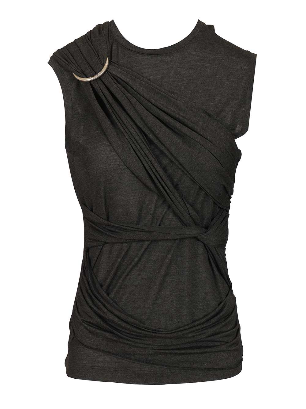 DRAPED TANK TOP SS26T05 (DURAZZI / タンクトップ・キャミソール ) | DURAZZI (デュラッツィ)
