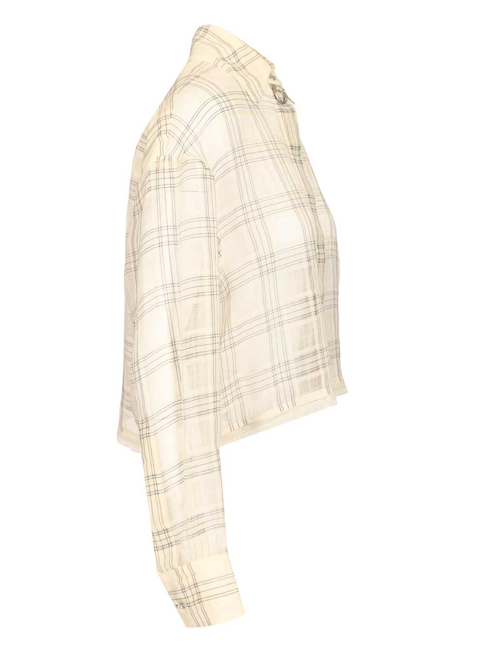 SEE THROUGH CROPPED SHIRT SS26SH06 (DURAZZI / シャツ・ブラウス ) | DURAZZI (デュラッツィ)(2)