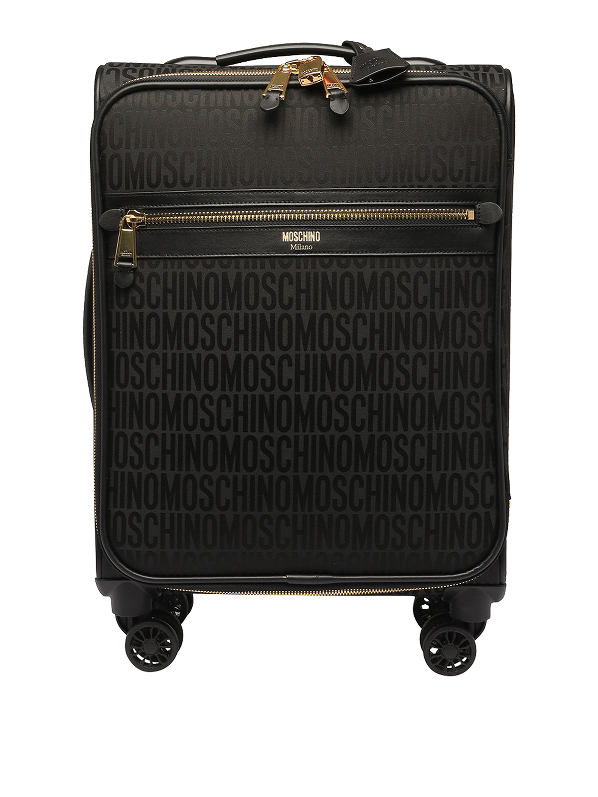 Monogram trolley with telescopic handle 860182681555 (MOSCHINO / ビジネス・トラベルバッグ ) | MOSCHINO (モスキーノ)