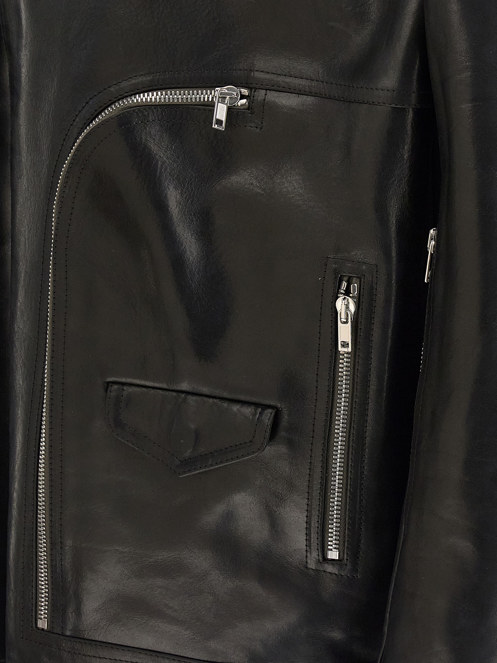 'Jumbo Bauhaus Stooges' jacket RU01F2773LGB09 (Rick Owens / レザー&ファージャケット・コート ) | Rick Owens (リック オウエンス)(3)