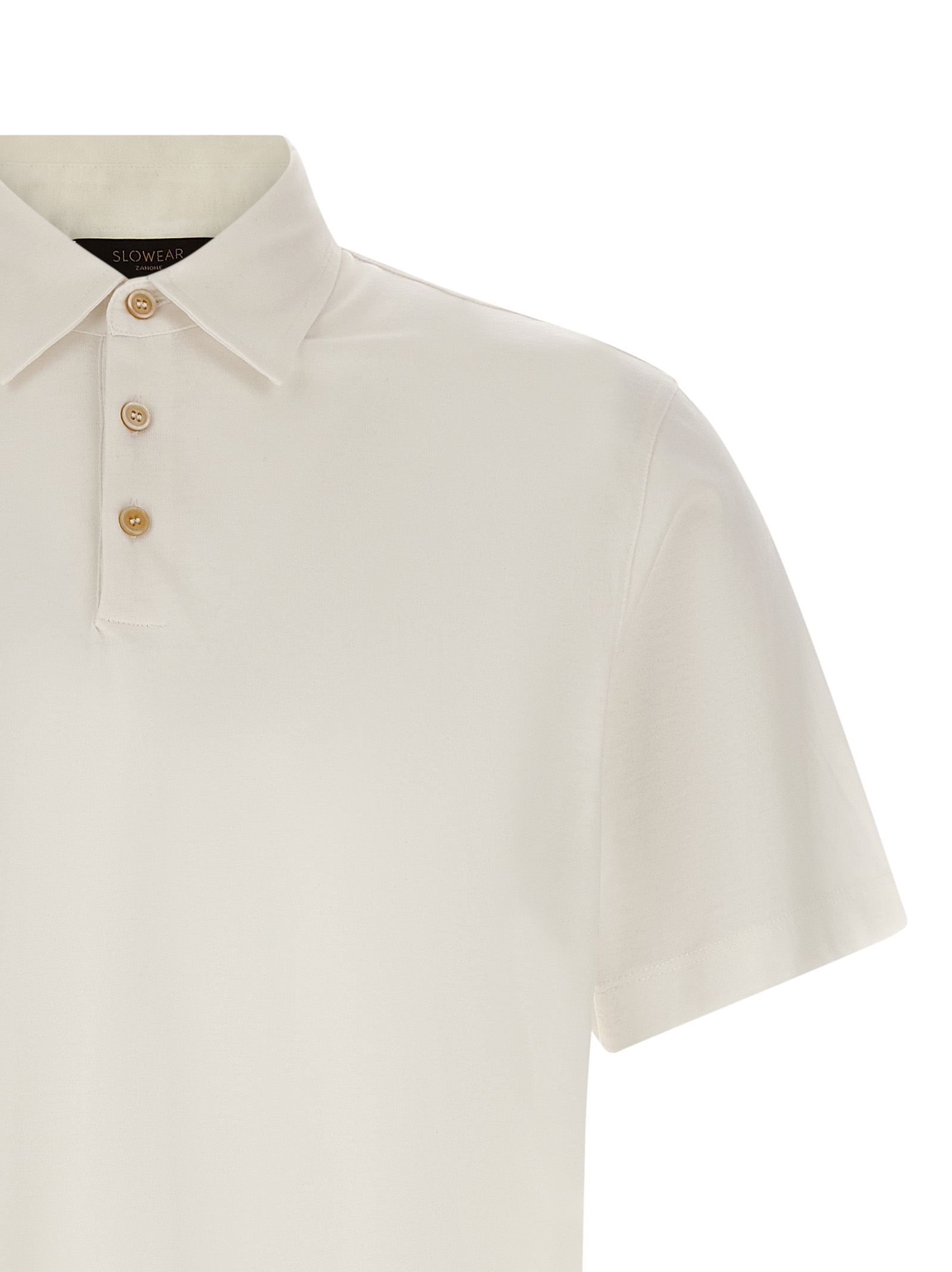 Cotton silk polo shirt 810382ZQ317Z0001 (ZANONE / ポロシャツ ) | ZANONE (ザノーネ)(2)