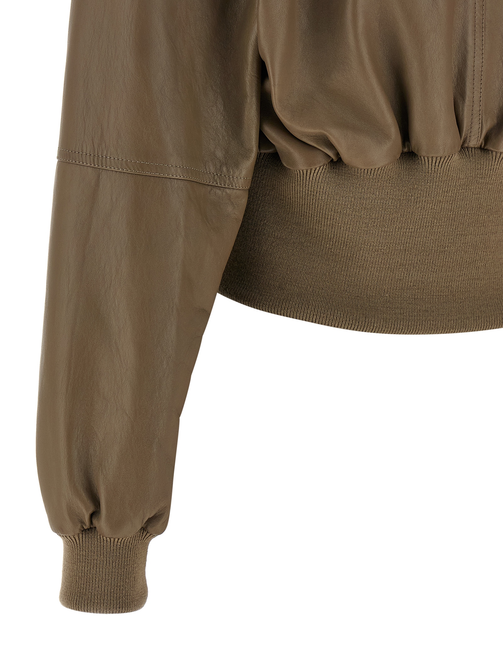 Cropped bomber jacket CH26SCV8220023T (Chloé / レザー&ファージャケット・コート ) | Chloé (クロエ)(3)