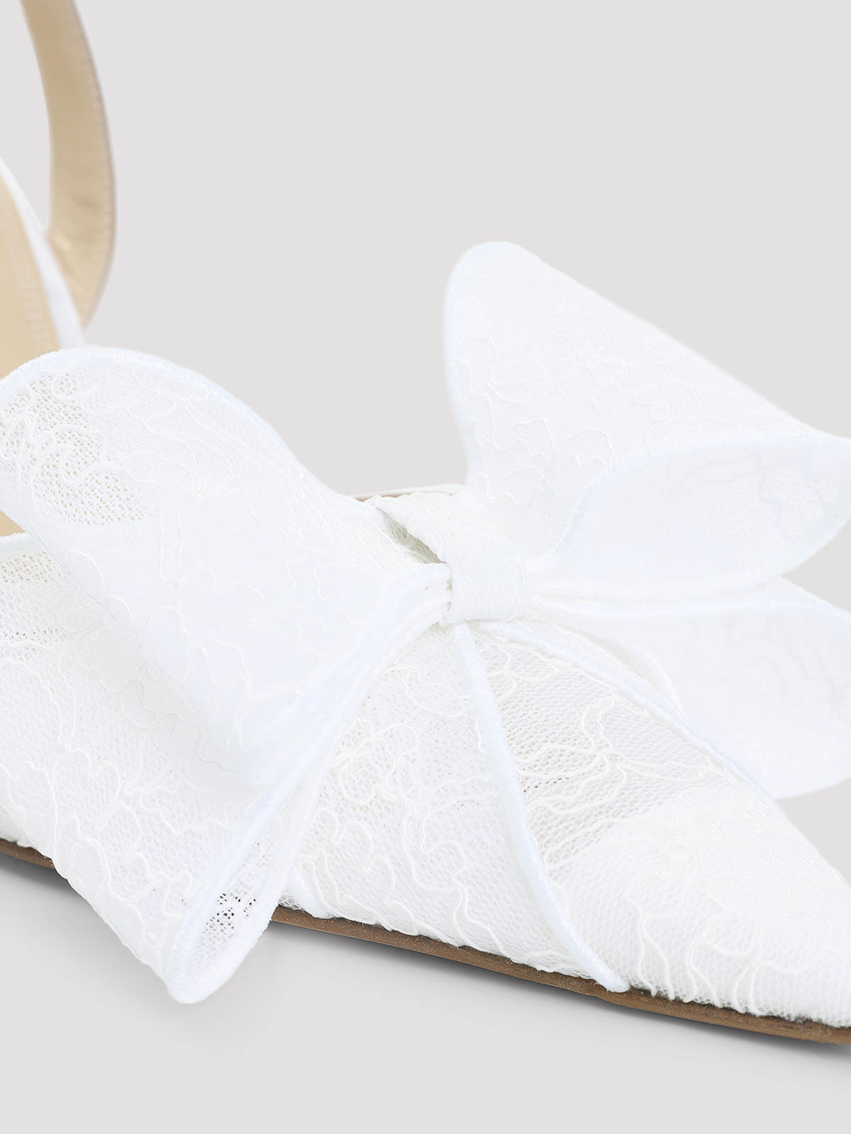 Le Cadeau White Lace Slingback SS26S105585 (MACH & MACH / パンプス・ハイヒール ) | MACH & MACH (マッハ&マッハ)(3)