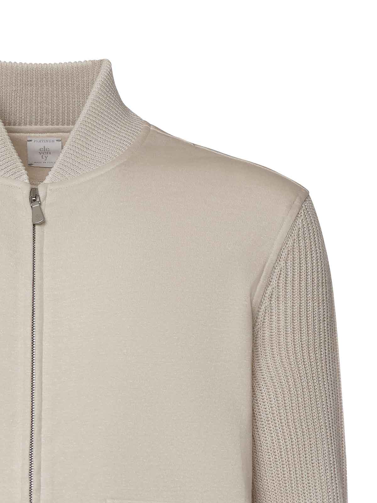 Cotton And Linen Bomber Jacket M75GBTM32TES0M2000201 (eleventy / カジュアルジャケット ) | eleventy (イレブンティ)(1)