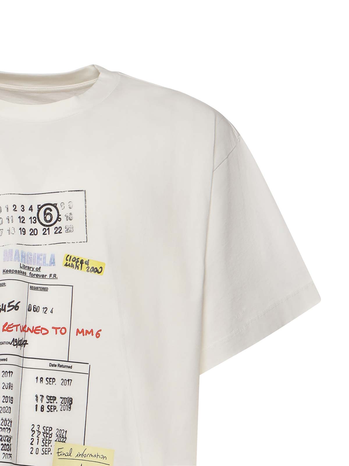 Printed Cotton T-Shirt SH0GC0070M20170101 (MM6 Maison Margiela / Tシャツ・カットソー ) | MM6 Maison Margiela (エムエムシックス)(1)