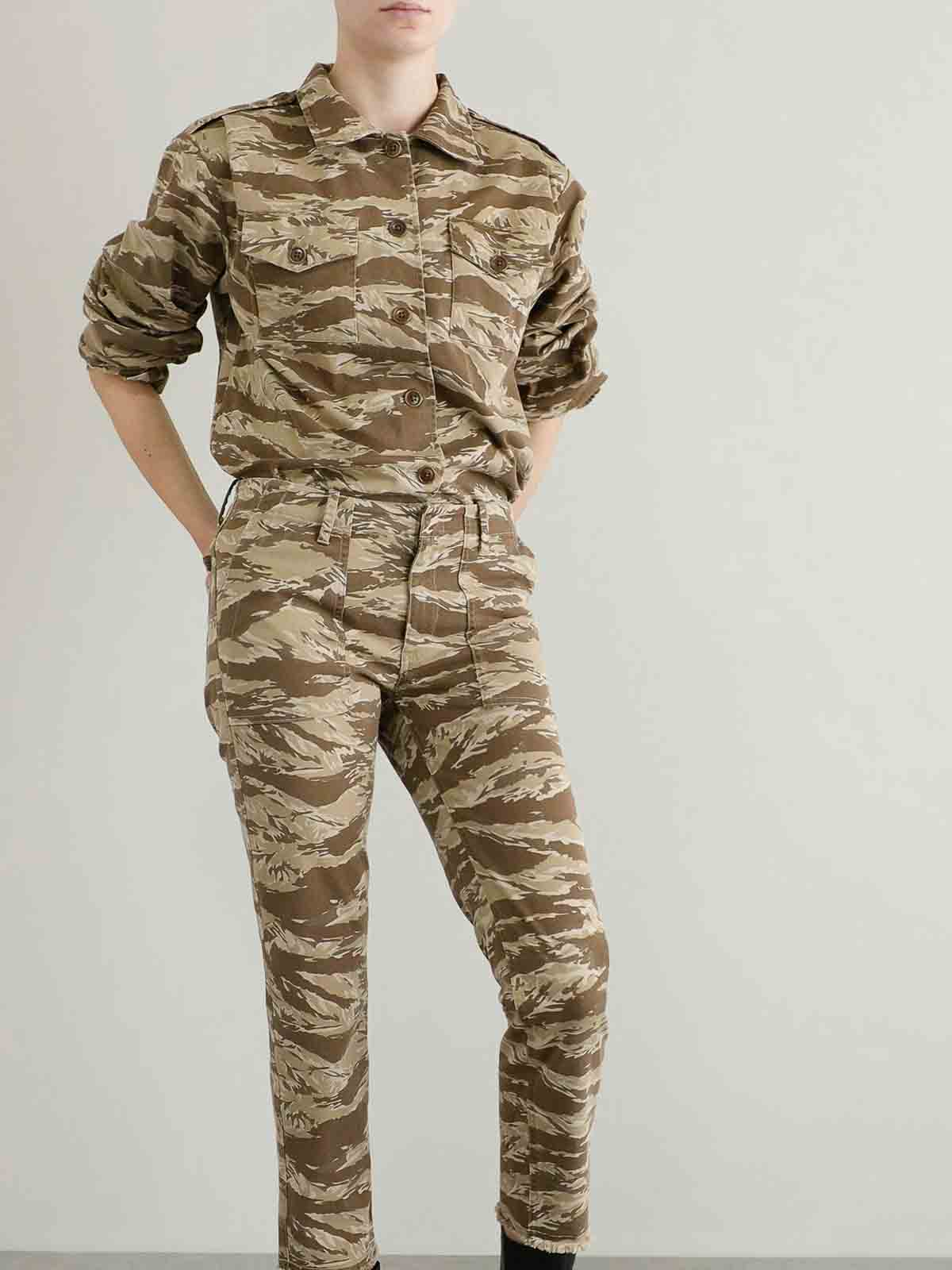 Camouflage Shirt In Khaki 11299W837 (NILI LOTAN / シャツ・ブラウス ) | NILI LOTAN (ニリ ロタン)(2)