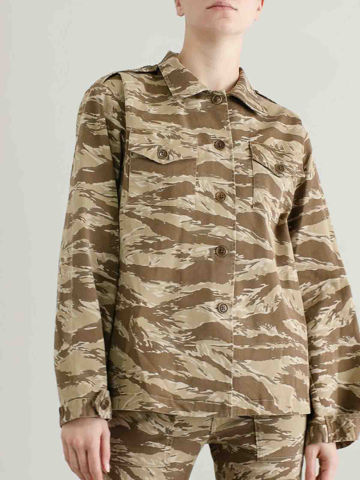 Camouflage Shirt In Khaki 11299W837 (NILI LOTAN / シャツ・ブラウス ) | NILI LOTAN (ニリ ロタン)(3)