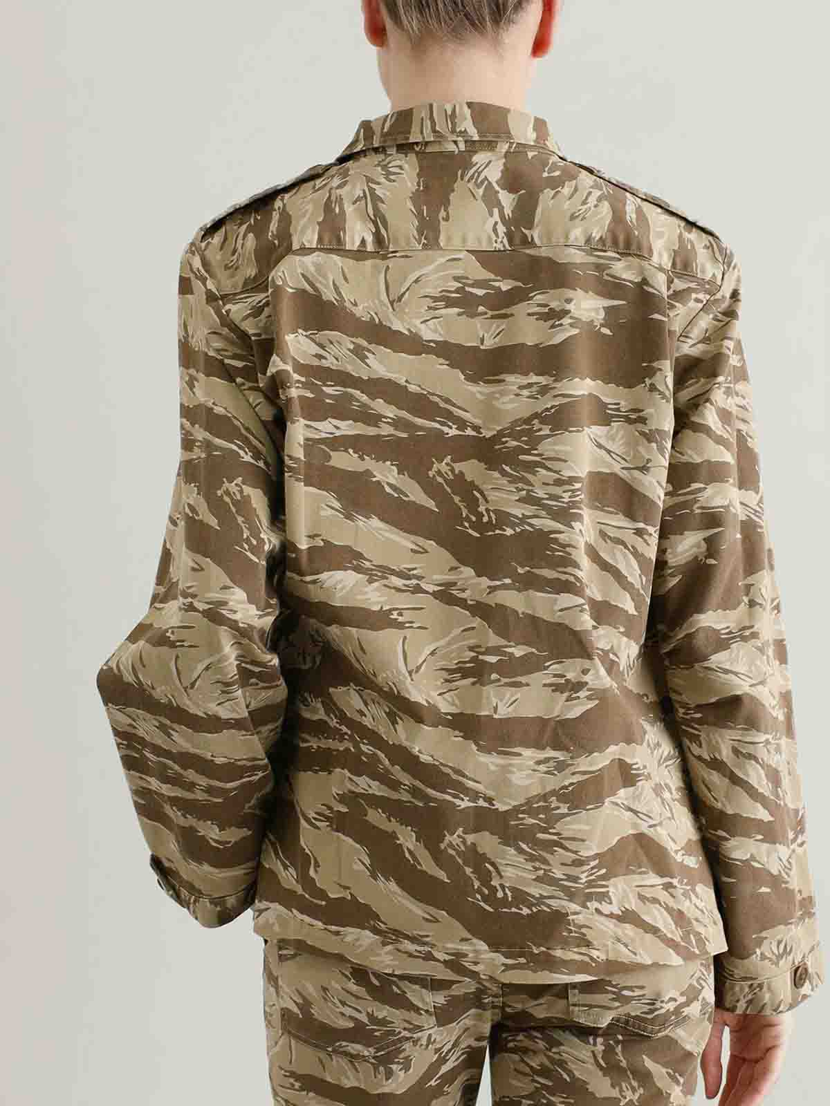 Camouflage Shirt In Khaki 11299W837 (NILI LOTAN / シャツ・ブラウス ) | NILI LOTAN (ニリ ロタン)(4)