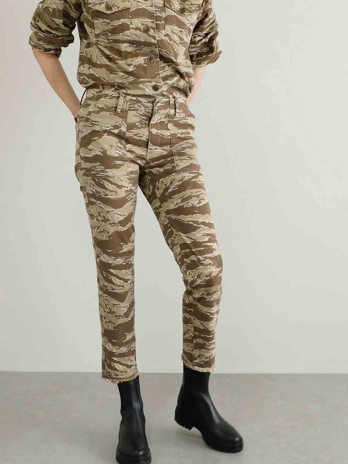 Camouflage Pants In Khaki 285W837 (NILI LOTAN / パンツ ) | NILI LOTAN (ニリ ロタン)(2)