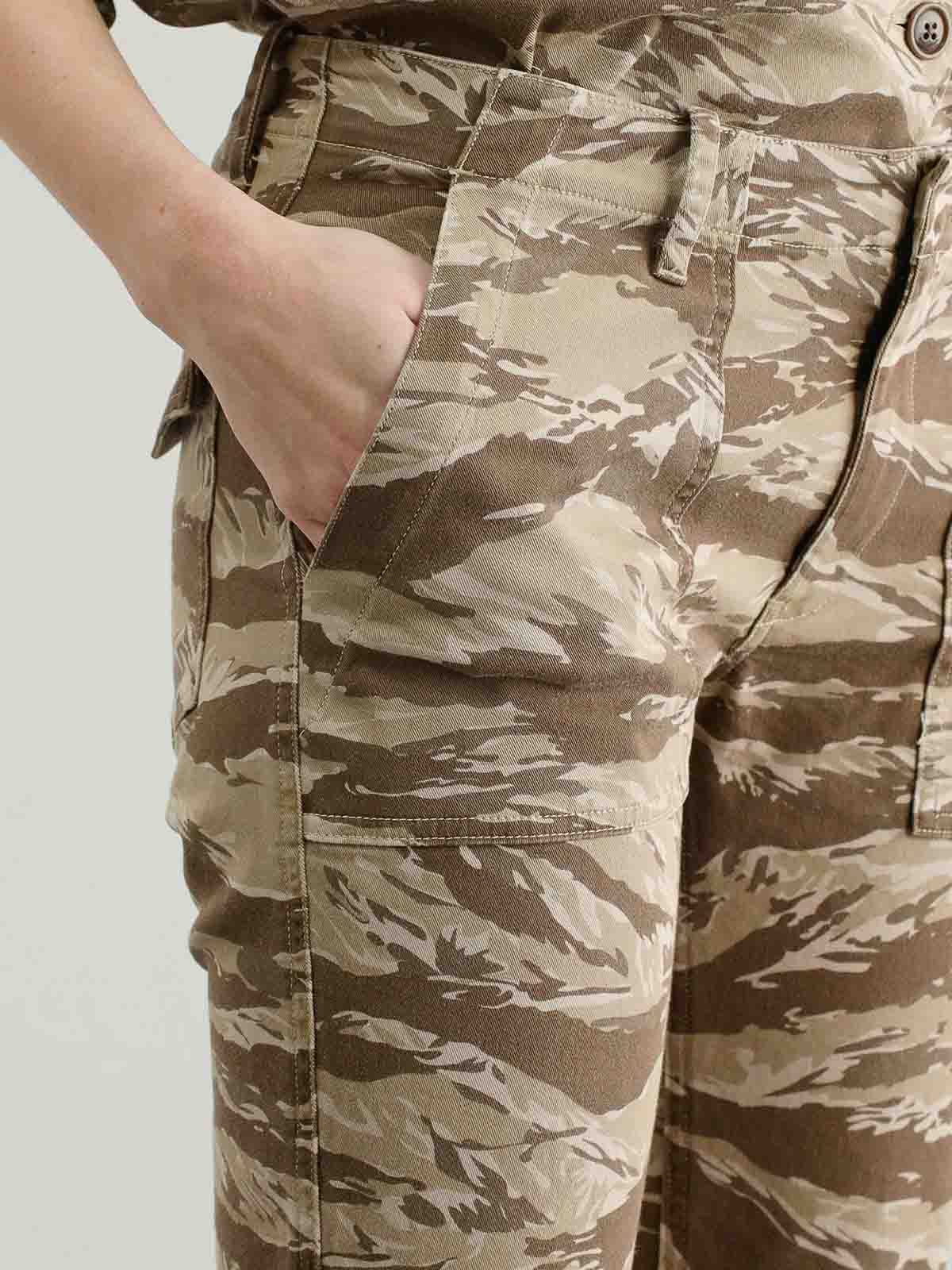 Camouflage Pants In Khaki 285W837 (NILI LOTAN / パンツ ) | NILI LOTAN (ニリ ロタン)(4)