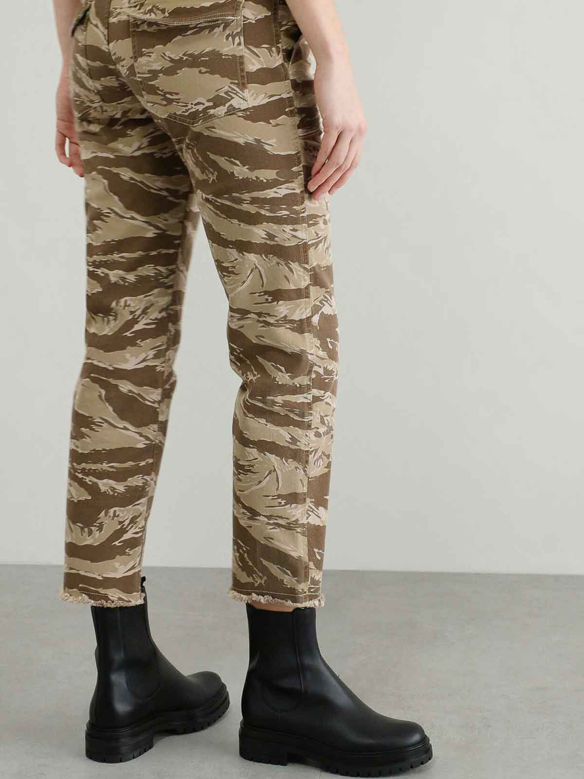 Camouflage Pants In Khaki 285W837 (NILI LOTAN / パンツ ) | NILI LOTAN (ニリ ロタン)(5)