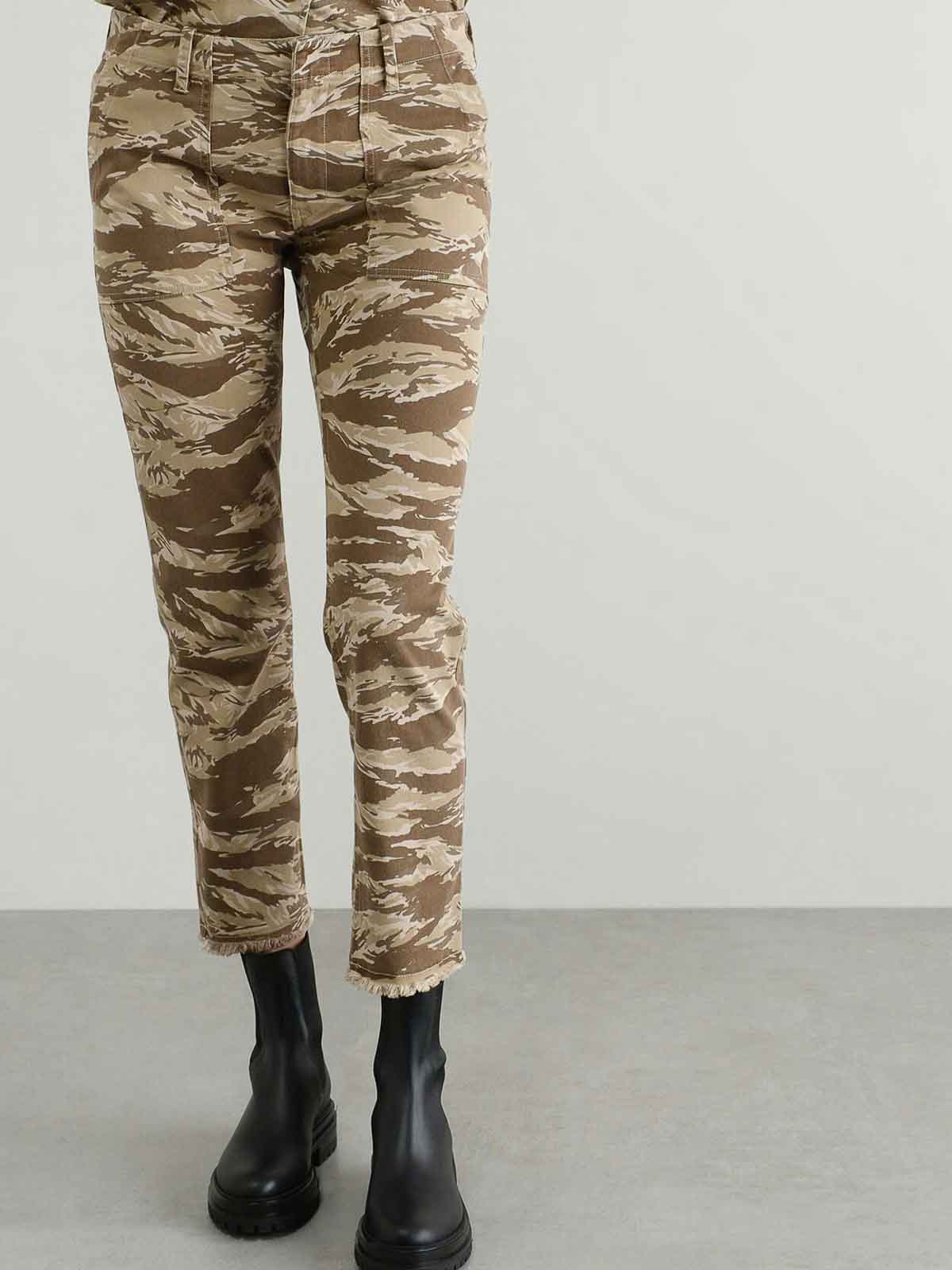 Camouflage Pants In Khaki 285W837 (NILI LOTAN / パンツ ) | NILI LOTAN (ニリ ロタン)(6)