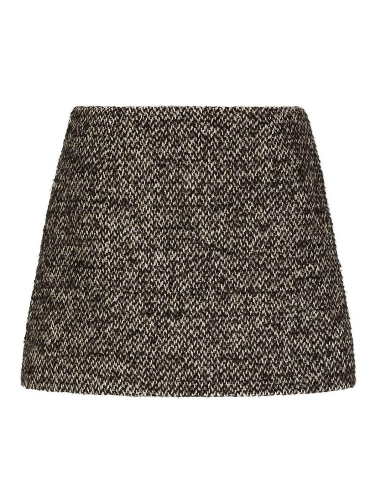 Short Speckled Tweed Skirt F4CE8TFMMHCS8030 (Dolce & Gabbana / スカート ) | Dolce & Gabbana (ドルチェガッバーナ)
