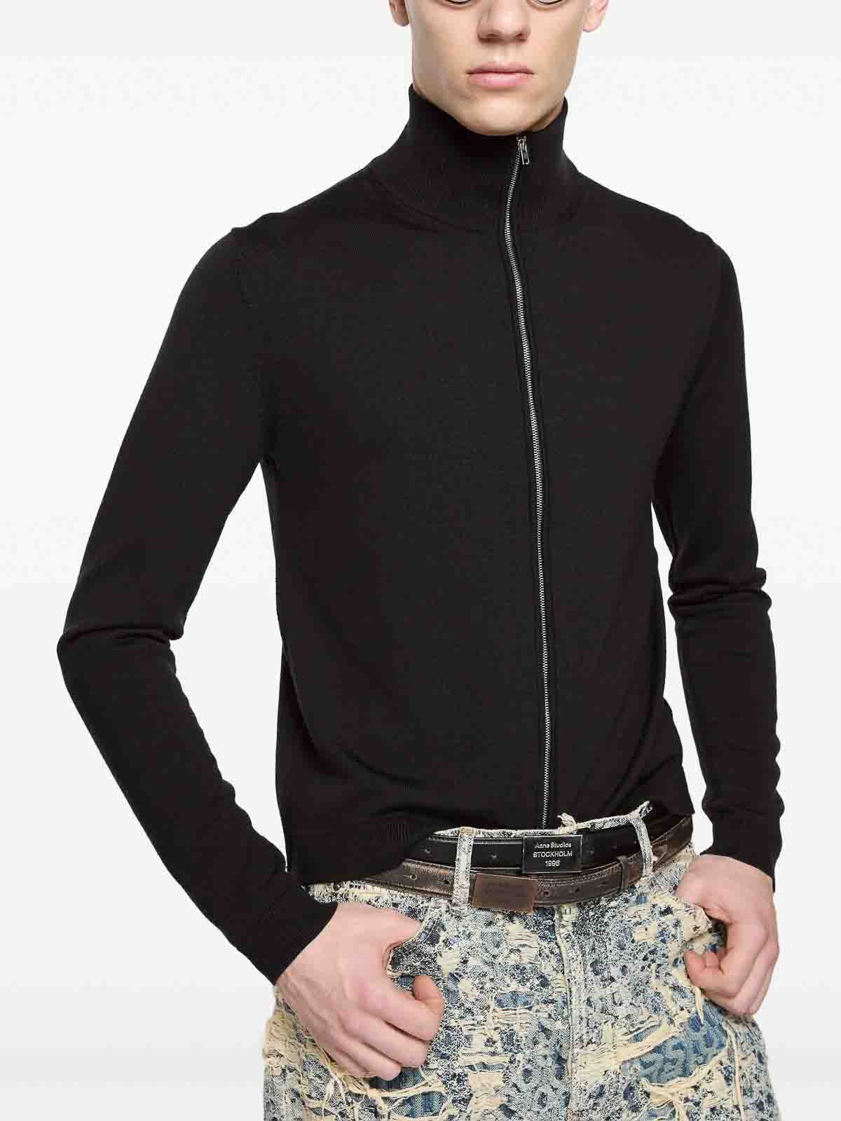 Zip-Up Cardigan B60365900 (Acne Studios / ニット・セーター・カーディガン ) | Acne Studios (アクネ ストゥディオズ)(3)