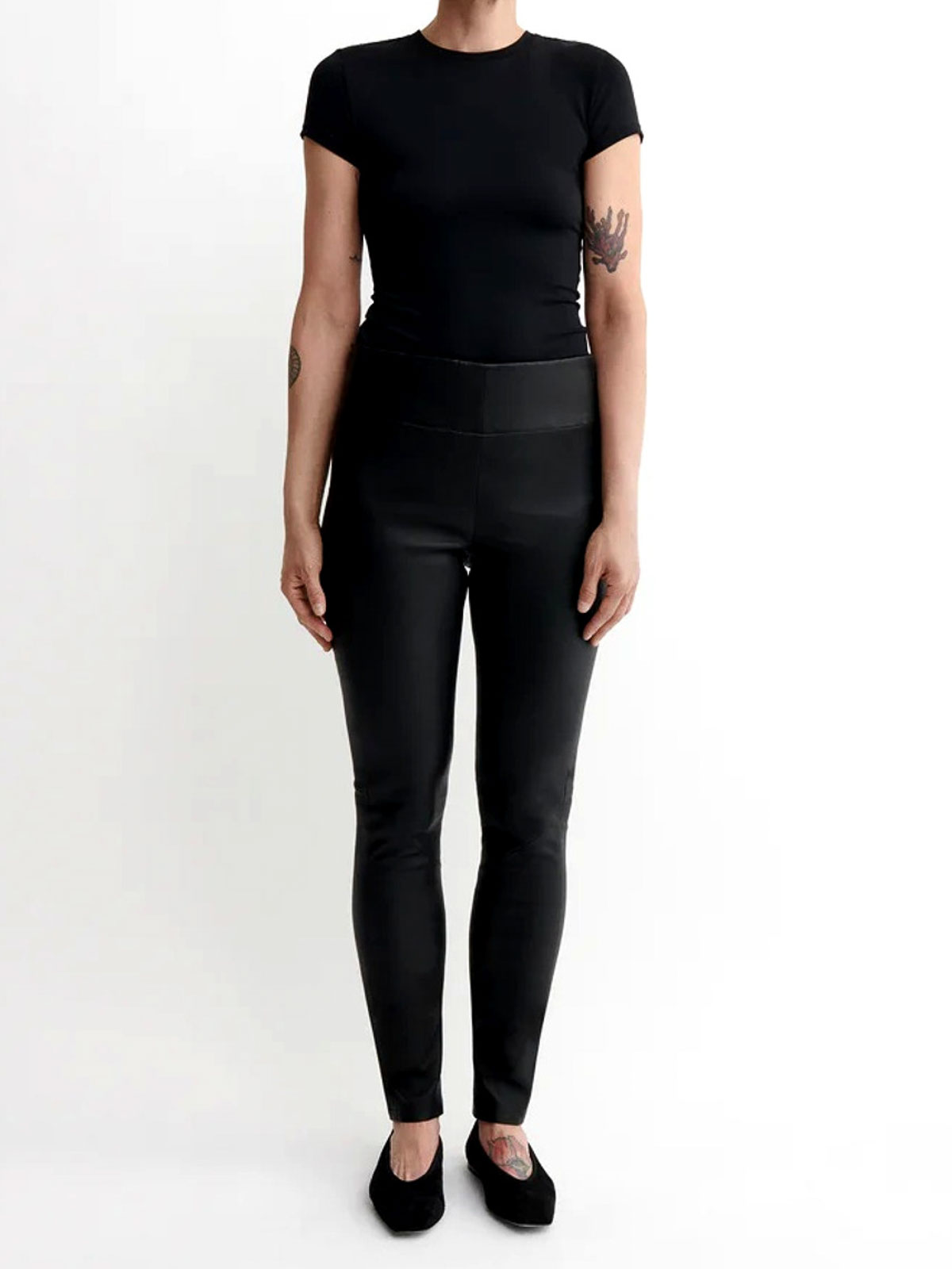 Bellenora High-Rise Leather Leggings 001L256114BLACK (ARMA / アクティブウェア ) | ARMA (アルマ)(1)