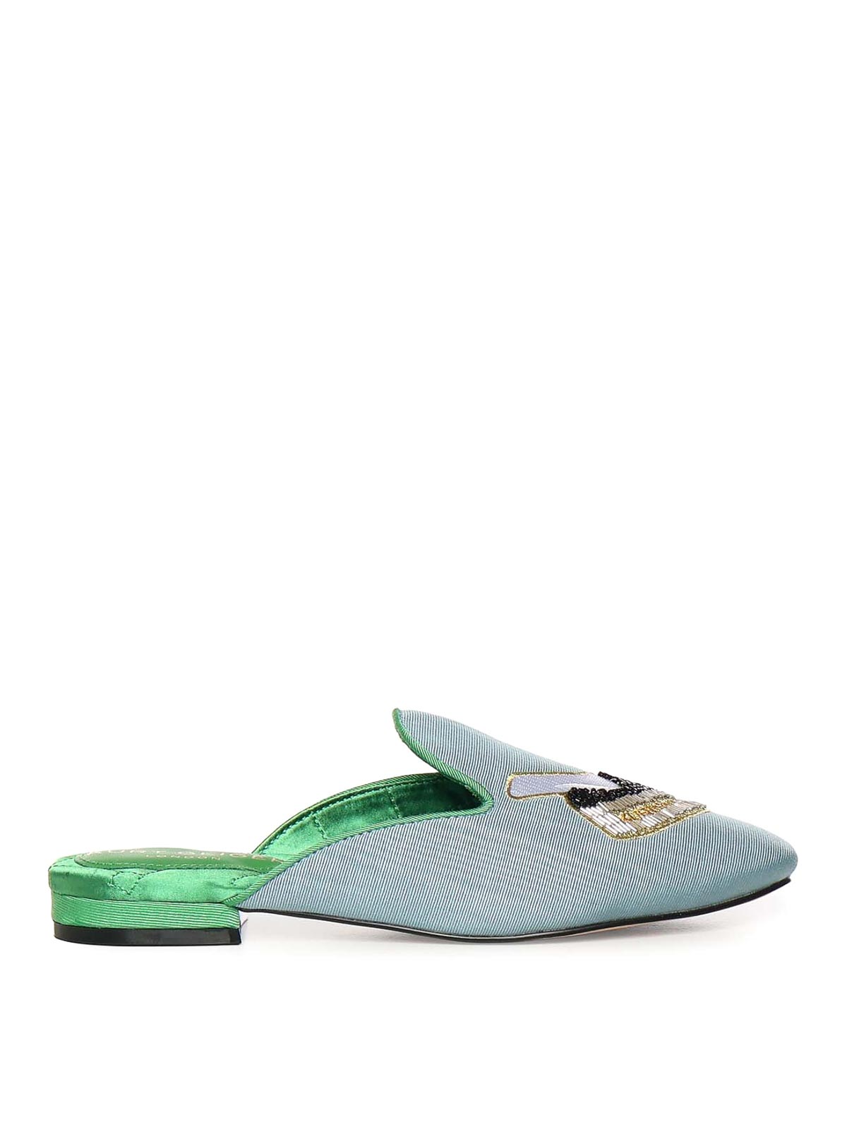 Embroidered Mules 5387783069PALEBLUE (KURT GEIGER / サンダル ) | KURT GEIGER (カートガイガー)