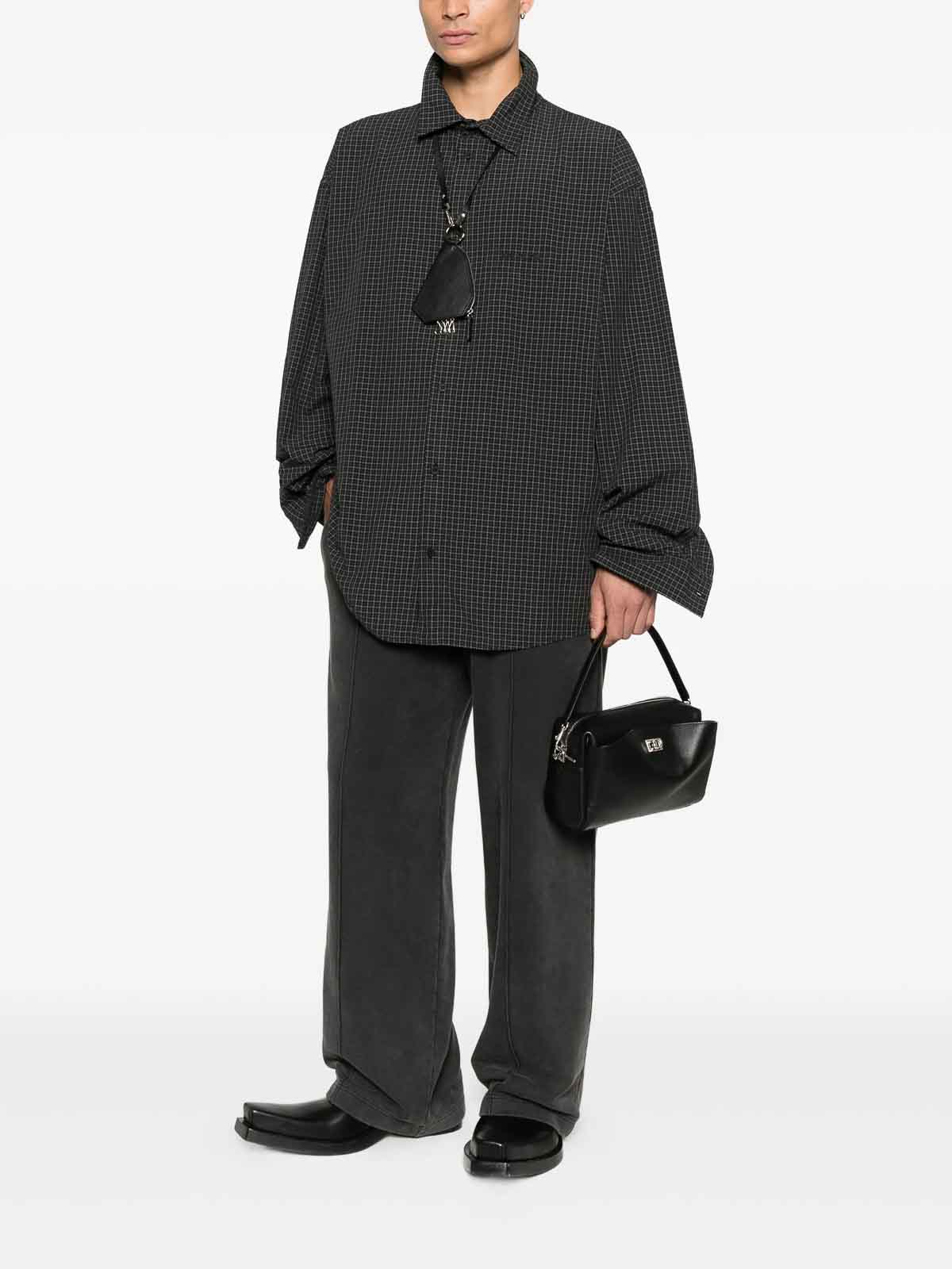 Oversized Checked Shirt 850810TTM101000 (Balenciaga / シャツ・ブラウス ) | Balenciaga (バレンシアガ)(1)