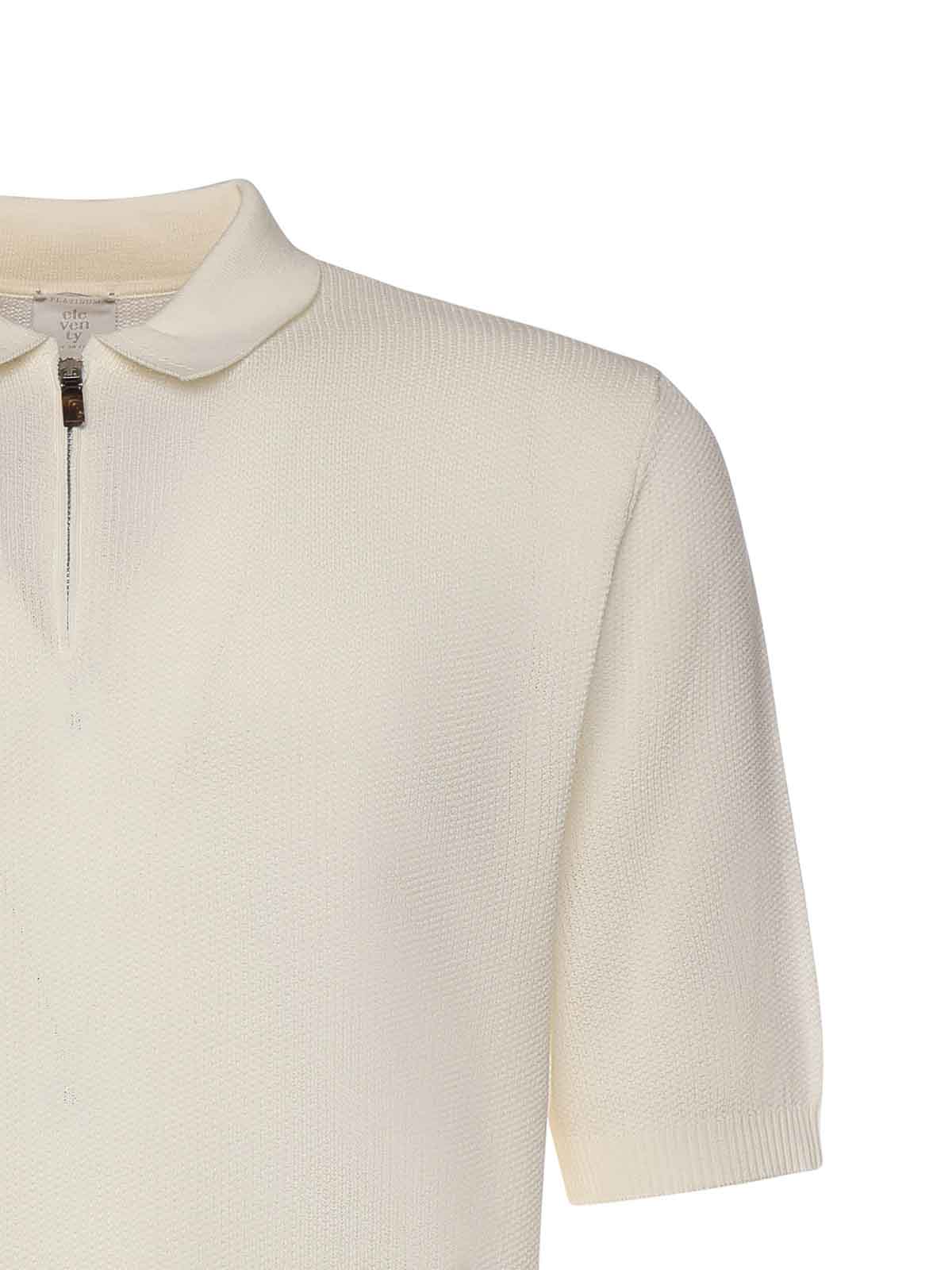 Cotton Zip-Up Polo Shirt M76MAGM90MAG0M00801 (eleventy / ポロシャツ ) | eleventy (イレブンティ)(1)