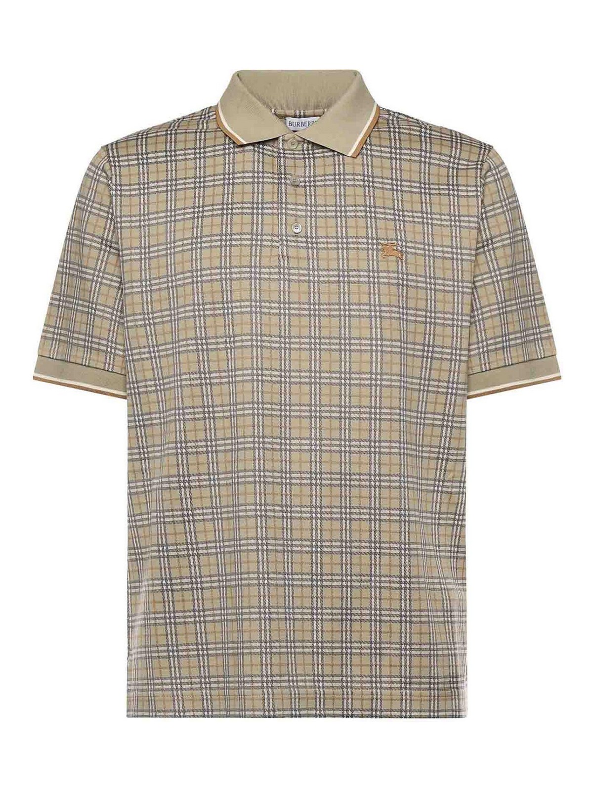 Check Cotton Blend Polo Shirt 8119563 (Burberry / ポロシャツ ) | Burberry (バーバリー)