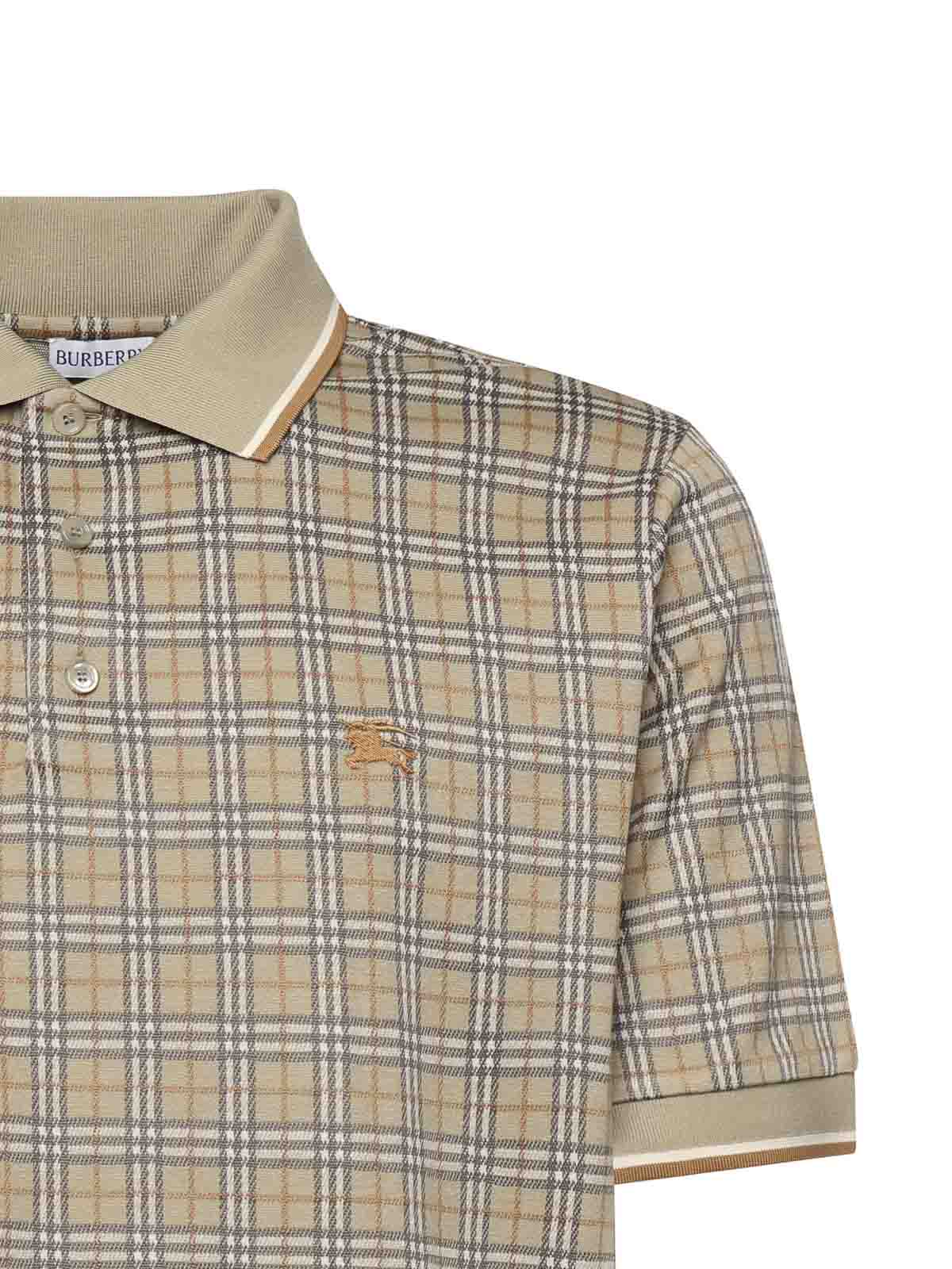 Check Cotton Blend Polo Shirt 8119563 (Burberry / ポロシャツ ) | Burberry (バーバリー)(1)