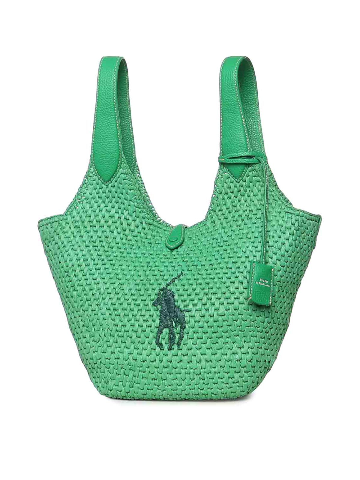 Raffia And Viscose Tote Bag 428P12005002 (Polo Ralph Lauren / トートバッグ ) | Polo Ralph Lauren (ポロ ラルフ ローレン)