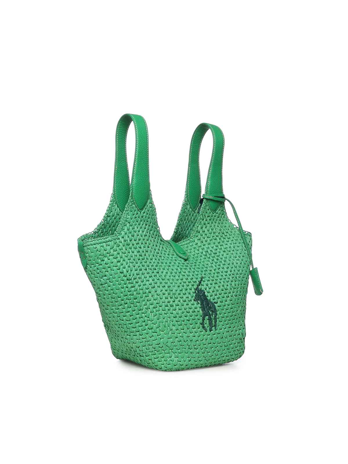 Raffia And Viscose Tote Bag 428P12005002 (Polo Ralph Lauren / トートバッグ ) | Polo Ralph Lauren (ポロ ラルフ ローレン)(1)