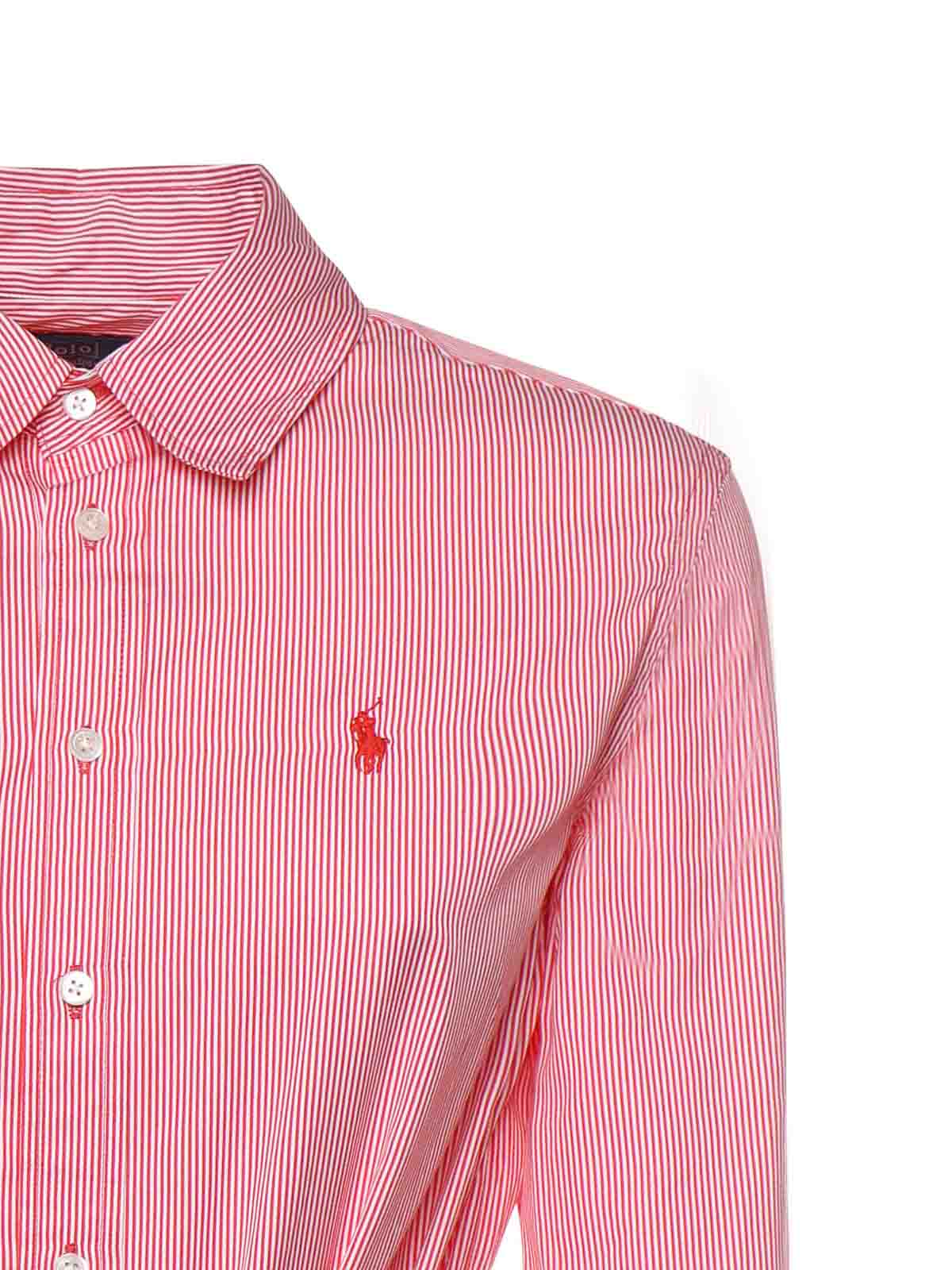 Striped Shirt Dress With Belt 211A96362003 (Polo Ralph Lauren / ワンピース・ドレス・オールインワン ) | Polo Ralph Lauren (ポロ ラルフ ローレン)(1)