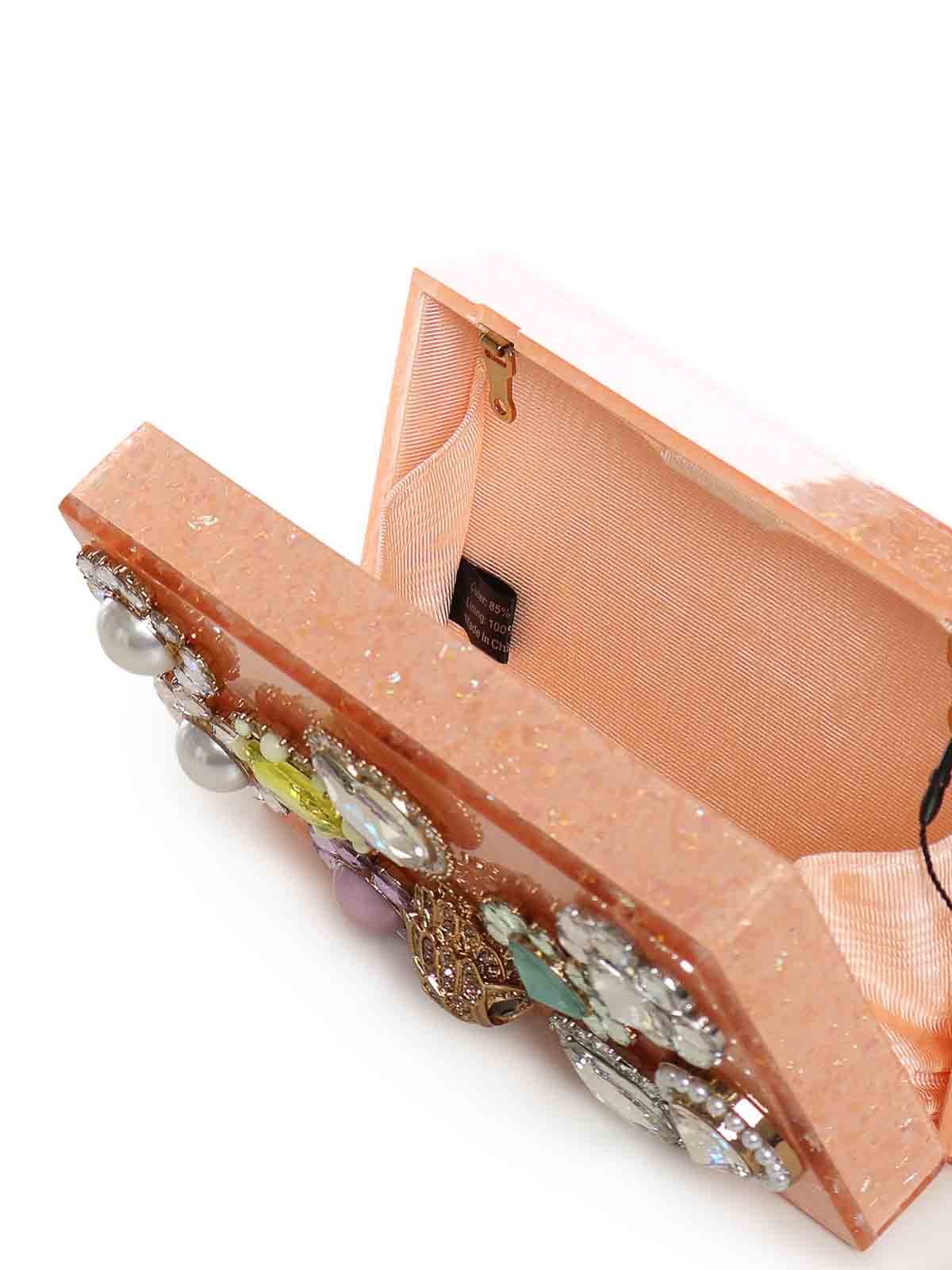 Crystal Clutch 5374996979PEACH (KURT GEIGER / クラッチバッグ・ポーチ ) | KURT GEIGER (カートガイガー)(3)