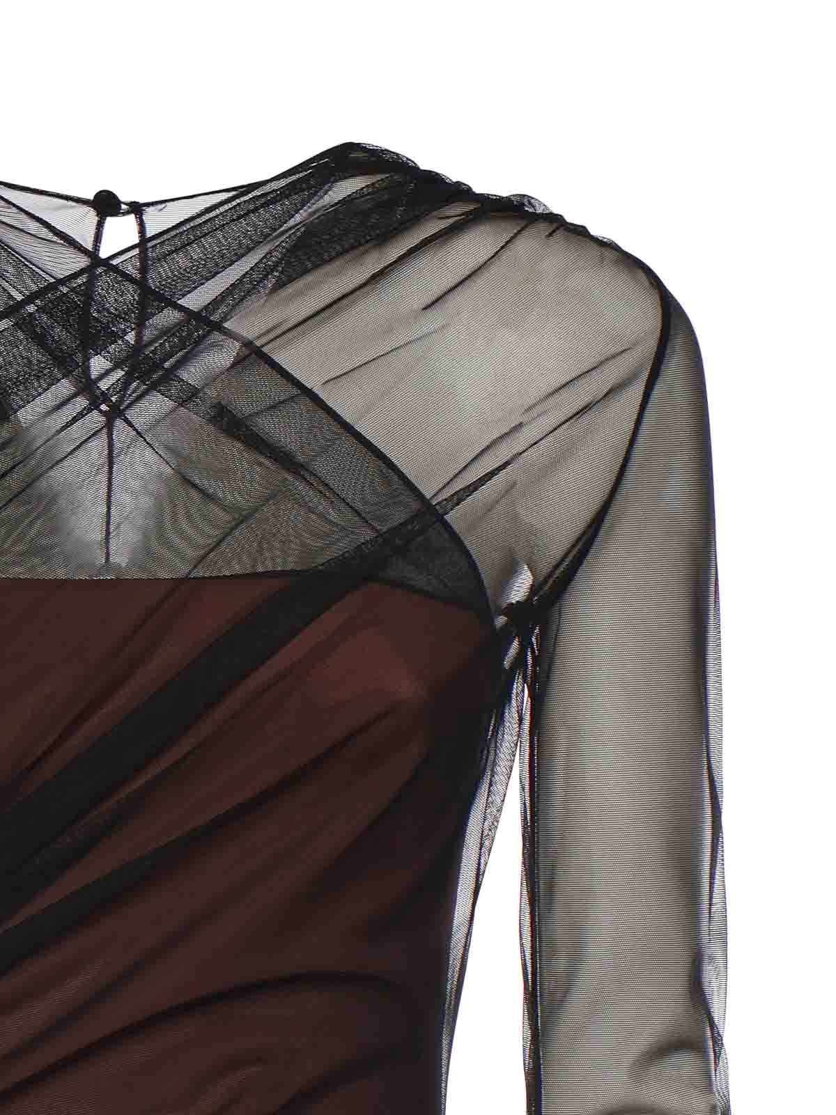 Renee Tulle Bodysuit NDSS25TOP083 (NENSI DOJAKA / ボディスーツ ) | NENSI DOJAKA (ネンシ ドジョカ)(1)