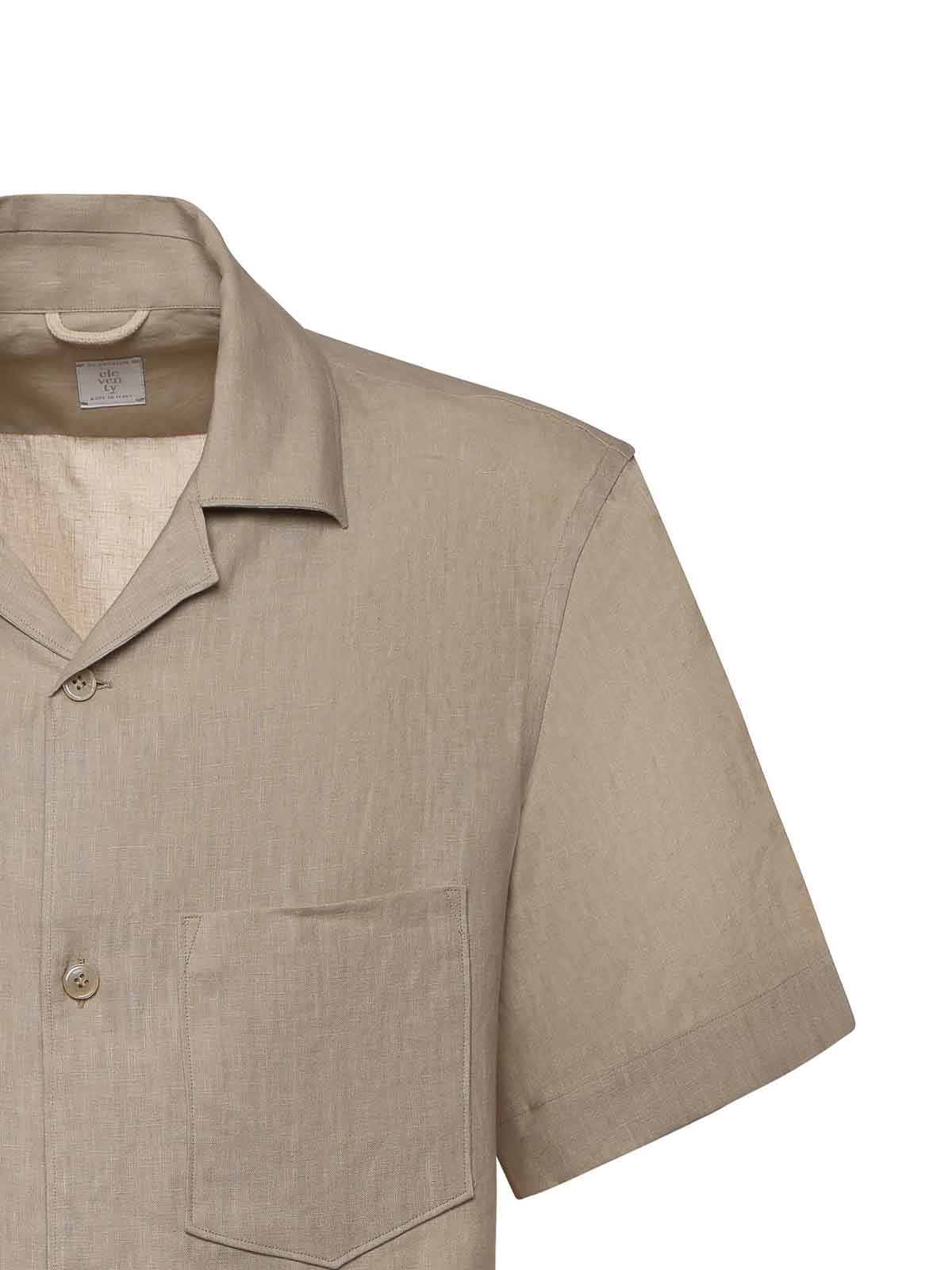 Linen Bowling Shirt M75CAMK09TES0I13902NN (eleventy / シャツ・ブラウス ) | eleventy (イレブンティ)(1)