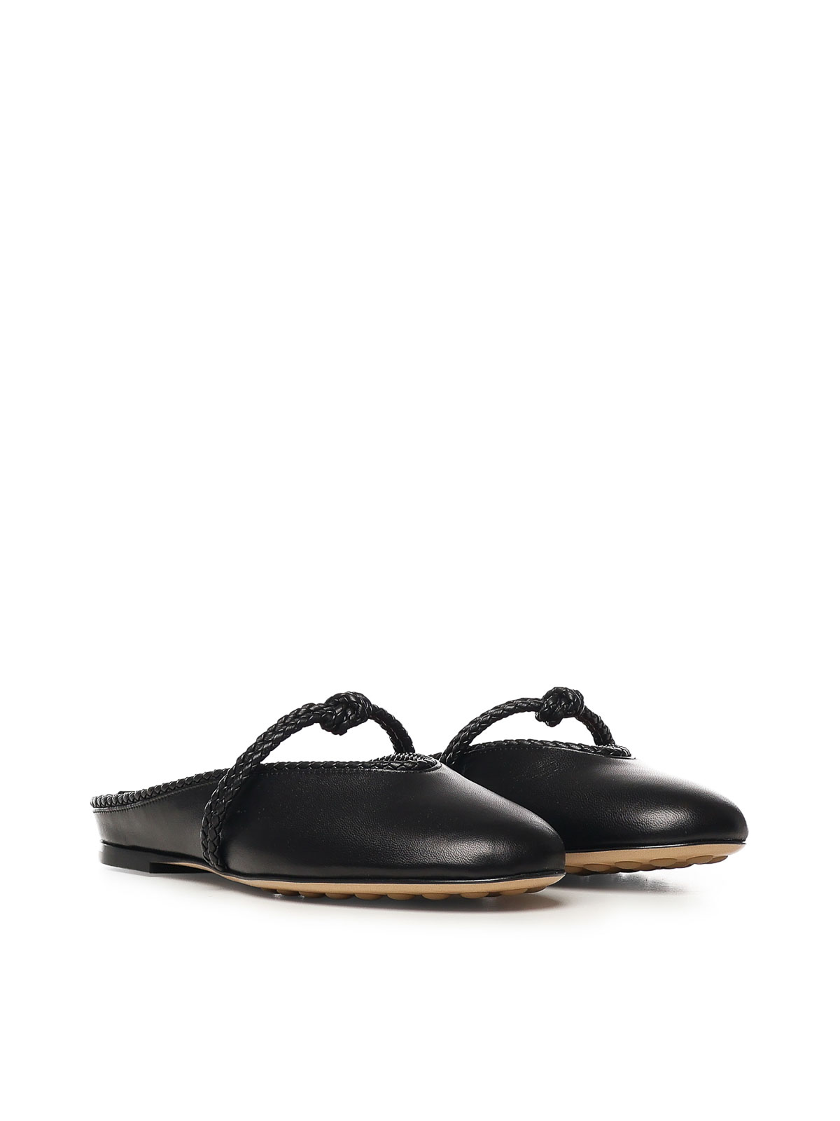 Pink Leather Mules 855863VBSD01000 (Bottega Veneta / サンダル ) | Bottega Veneta (ボッテガ・ヴェネタ)(1)