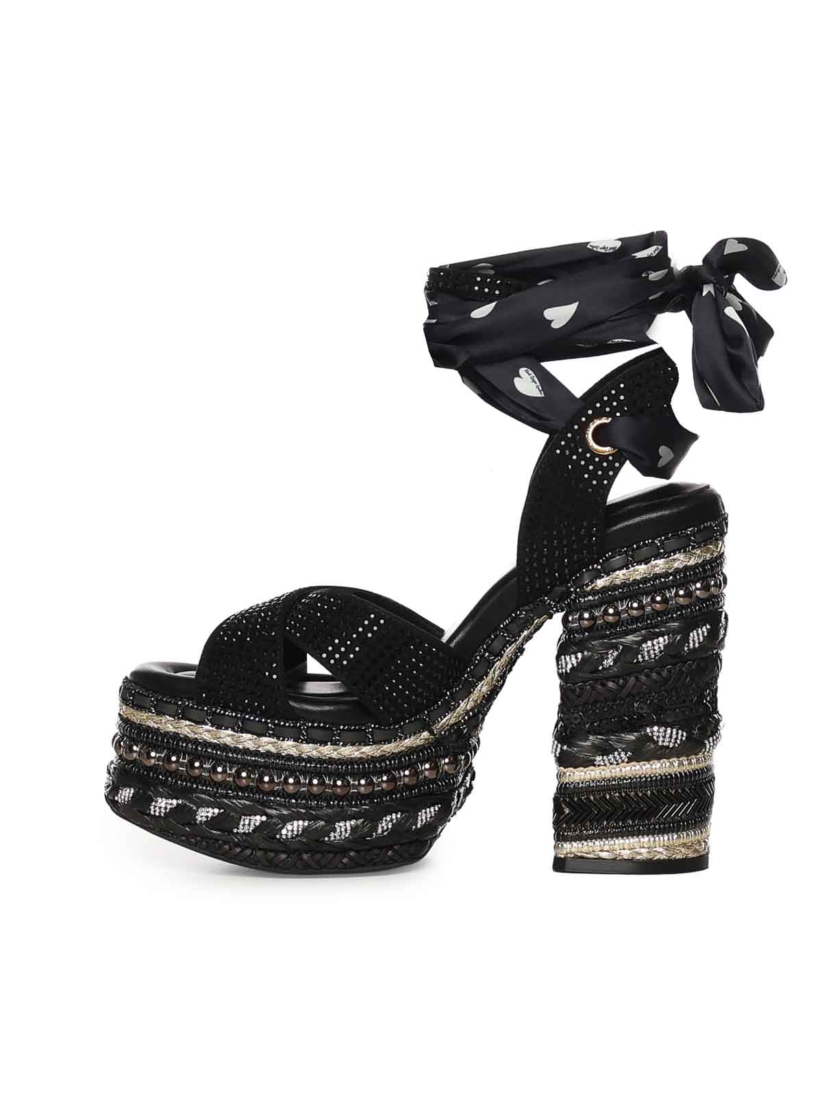 Chelsea Scarf Platform Sandals 4352405609BLACK (KURT GEIGER / サンダル ) | KURT GEIGER (カートガイガー)(3)