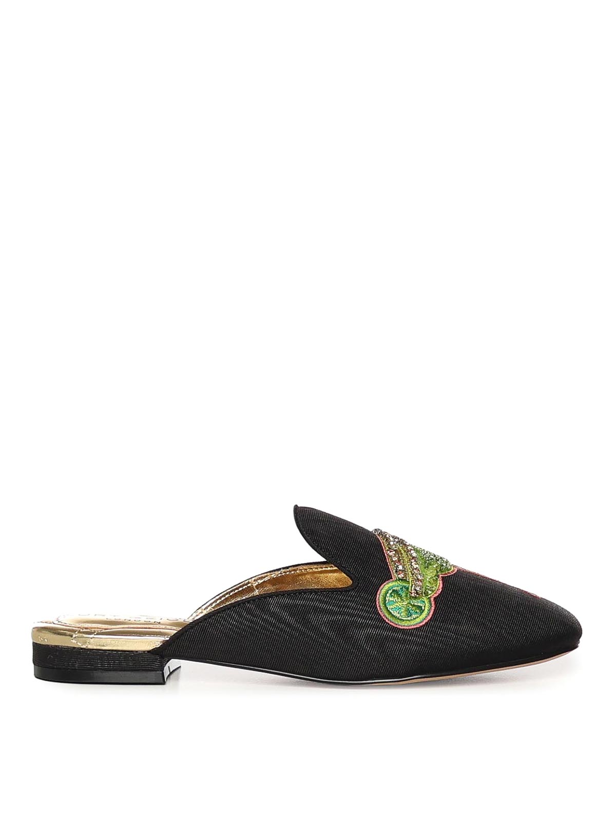 Embroidered Mules 5387700069BLACK (KURT GEIGER / サンダル ) | KURT GEIGER (カートガイガー)
