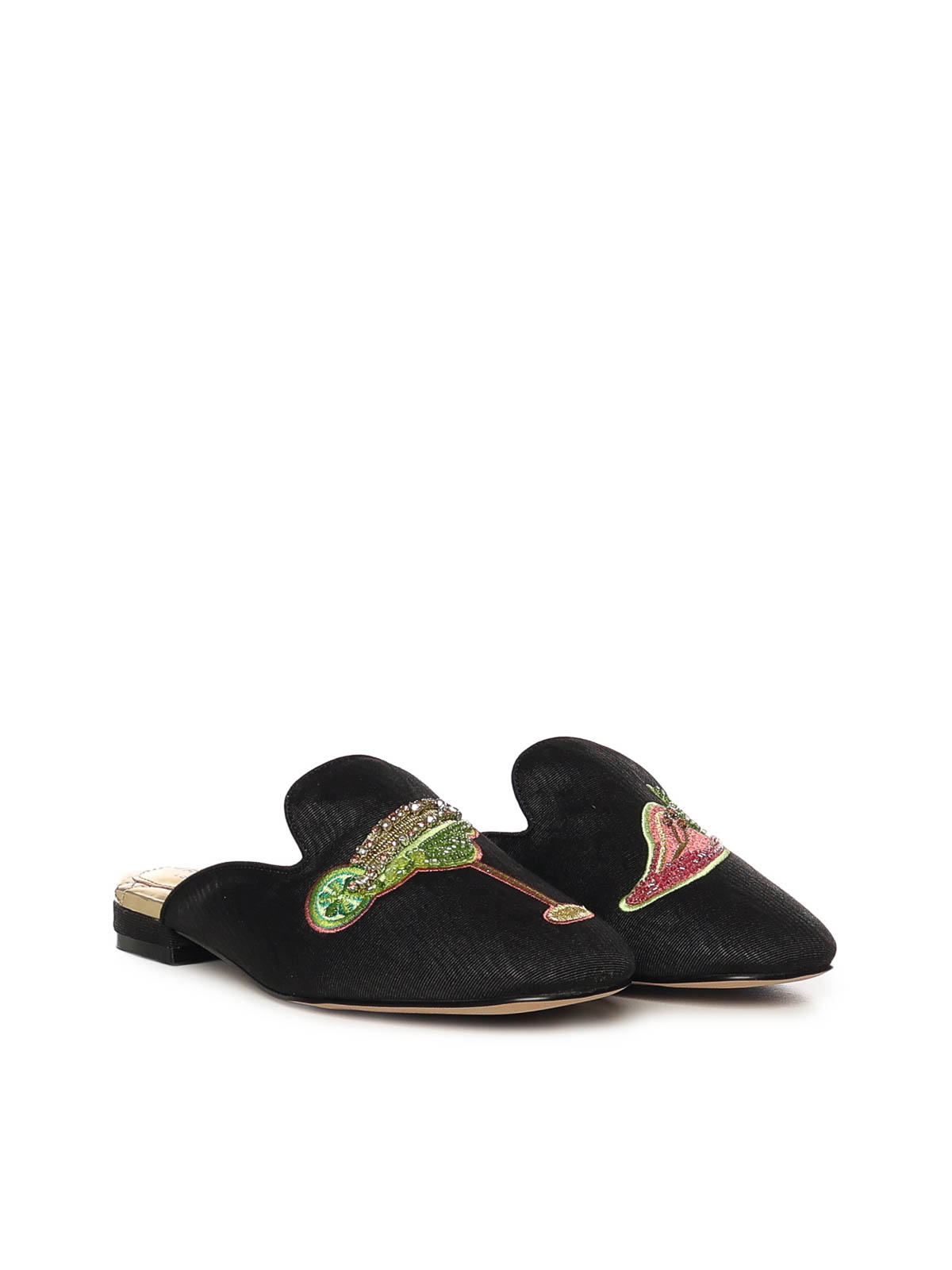 Embroidered Mules 5387700069BLACK (KURT GEIGER / サンダル ) | KURT GEIGER (カートガイガー)(1)
