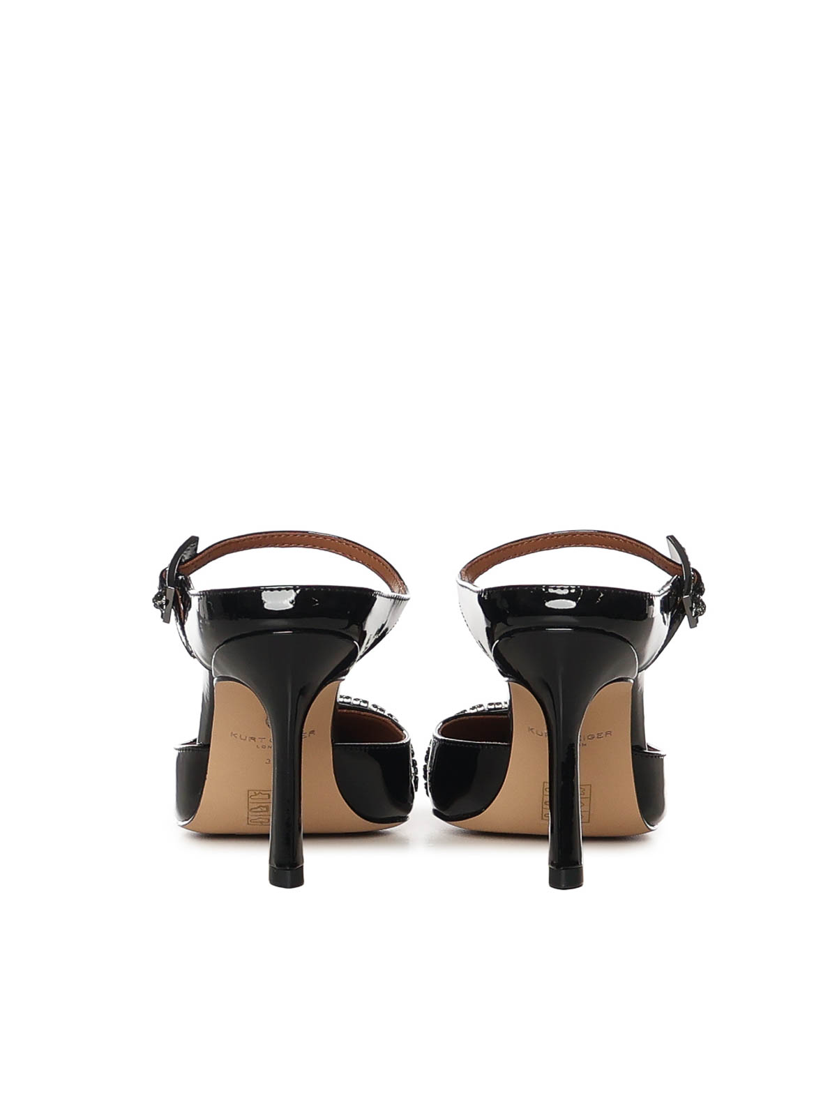 Patent Leather Mule With Crystals 5394000309BLACK (KURT GEIGER / サンダル ) | KURT GEIGER (カートガイガー)(2)