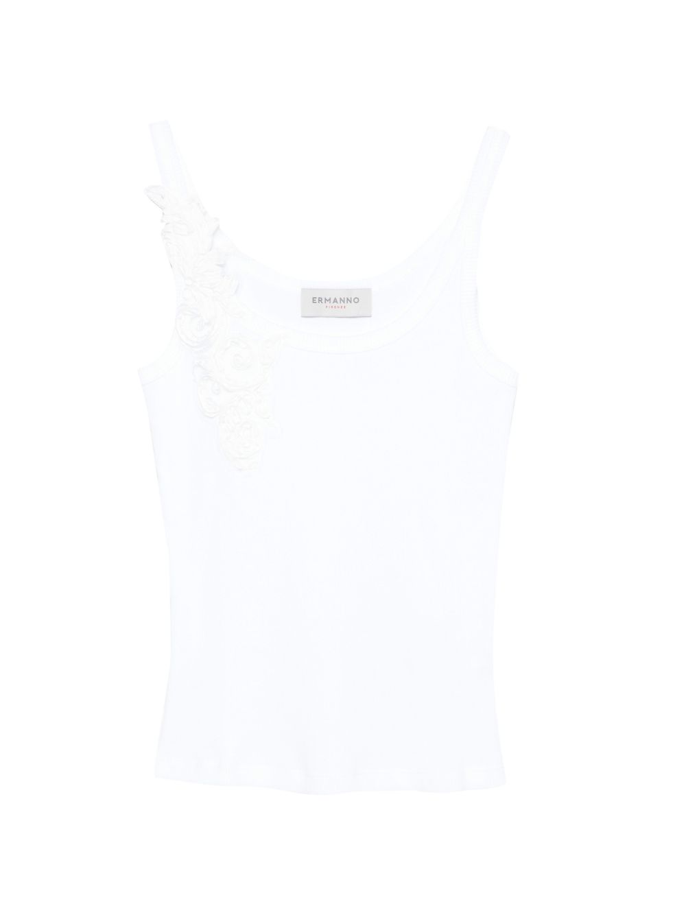 ERMANNO FIRENZE Top White D48EL033EG0MF010 (ERMANNO SCERVINO / タンクトップ・キャミソール ) | ERMANNO SCERVINO (エルマンノ シェルヴィーノ)