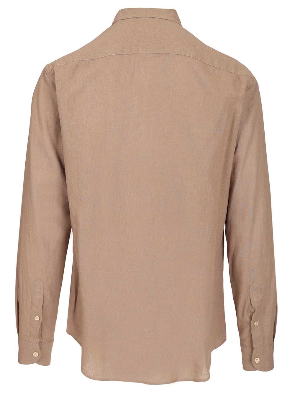 Linen and cotton shirt EM000099TE20550U6153 (EMPORIO ARMANI / シャツ・ブラウス ) | EMPORIO ARMANI (エンポリオ アルマーニ)(1)