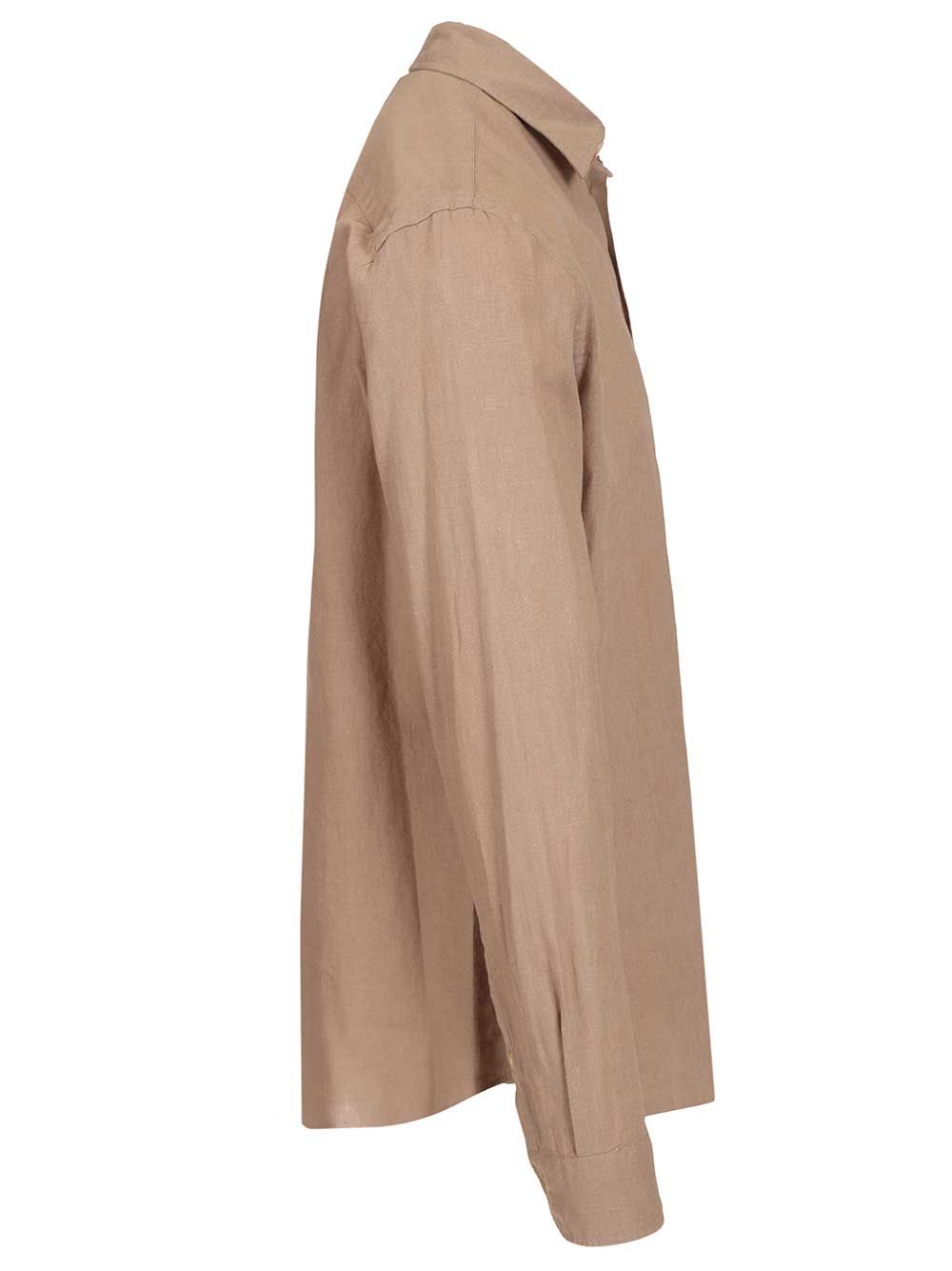 Linen and cotton shirt EM000099TE20550U6153 (EMPORIO ARMANI / シャツ・ブラウス ) | EMPORIO ARMANI (エンポリオ アルマーニ)(2)