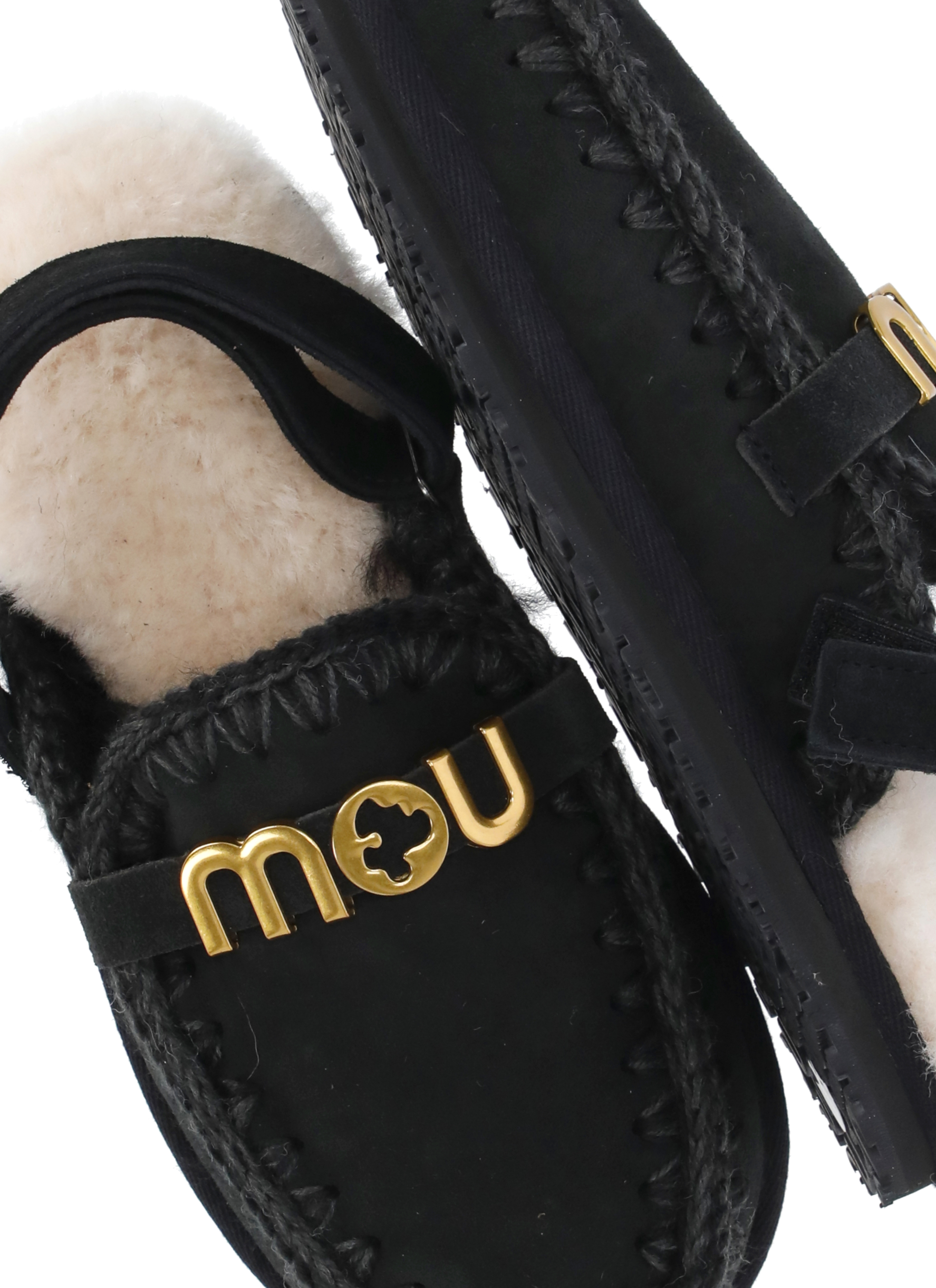 Mou Sandals Black MUFW161024ABKBK (mou / サンダル ) | mou (ムー)(4)