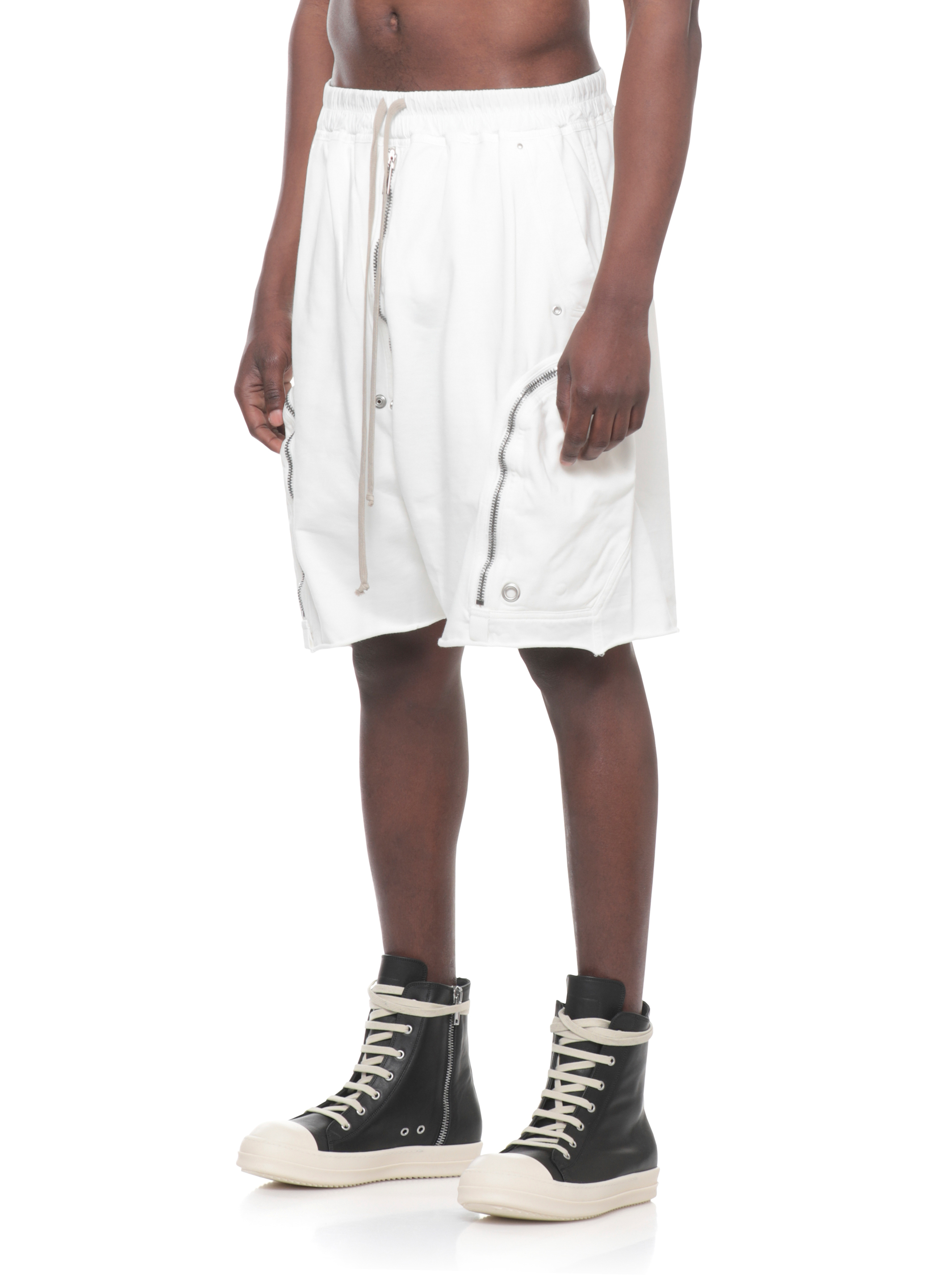 RICK OWENS DRKSHDW Shorts White DU01F4389RIG11 (Rick Owens DRKSHDW / ショートパンツ ) | Rick Owens DRKSHDW (リック オウエンス ダークシャドウ)(1)