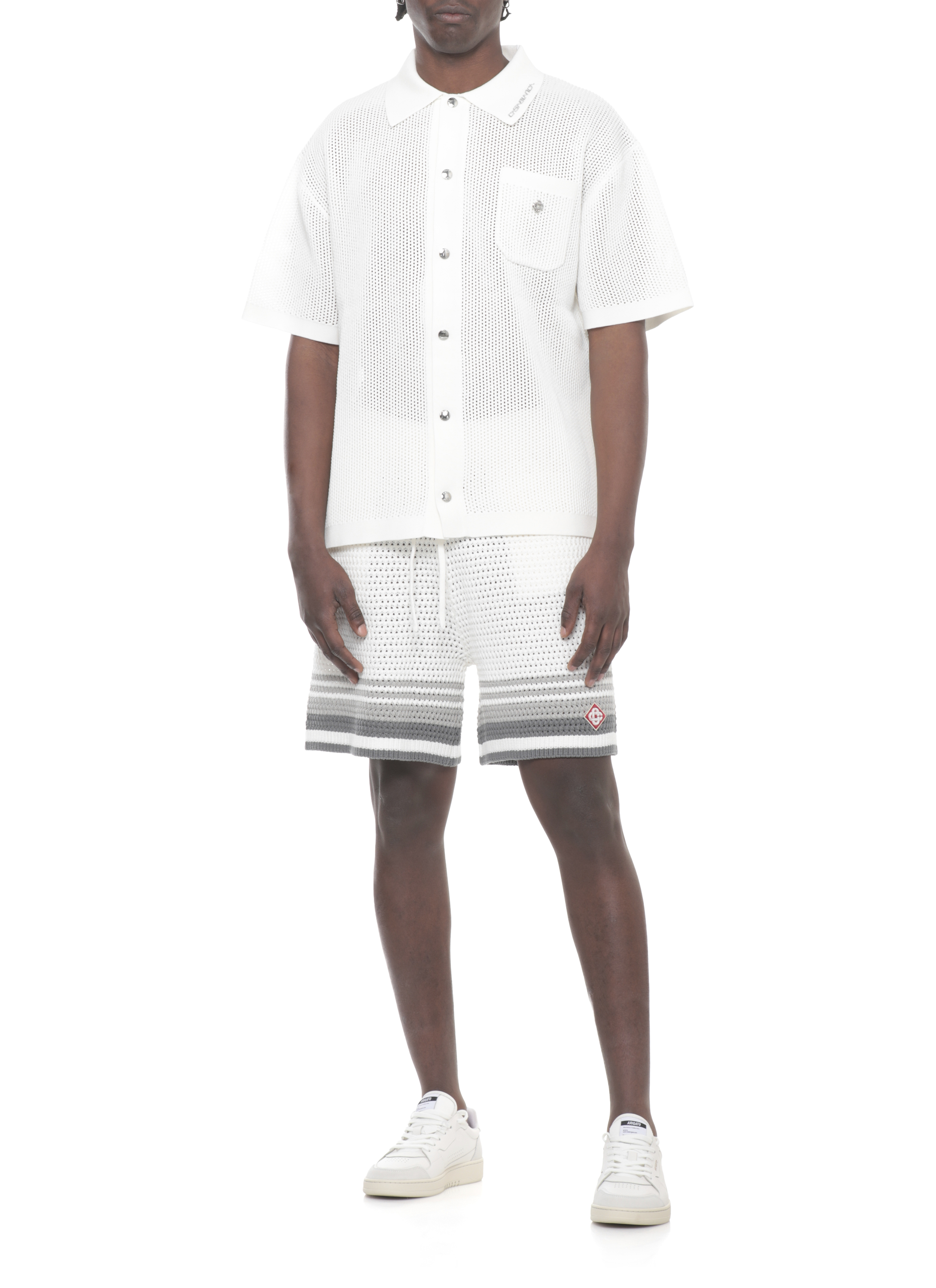 Casablanca Shirts White MSS26KW133803MESH (Casablanca / シャツ・ブラウス ) | Casablanca (カサブランカ)(4)