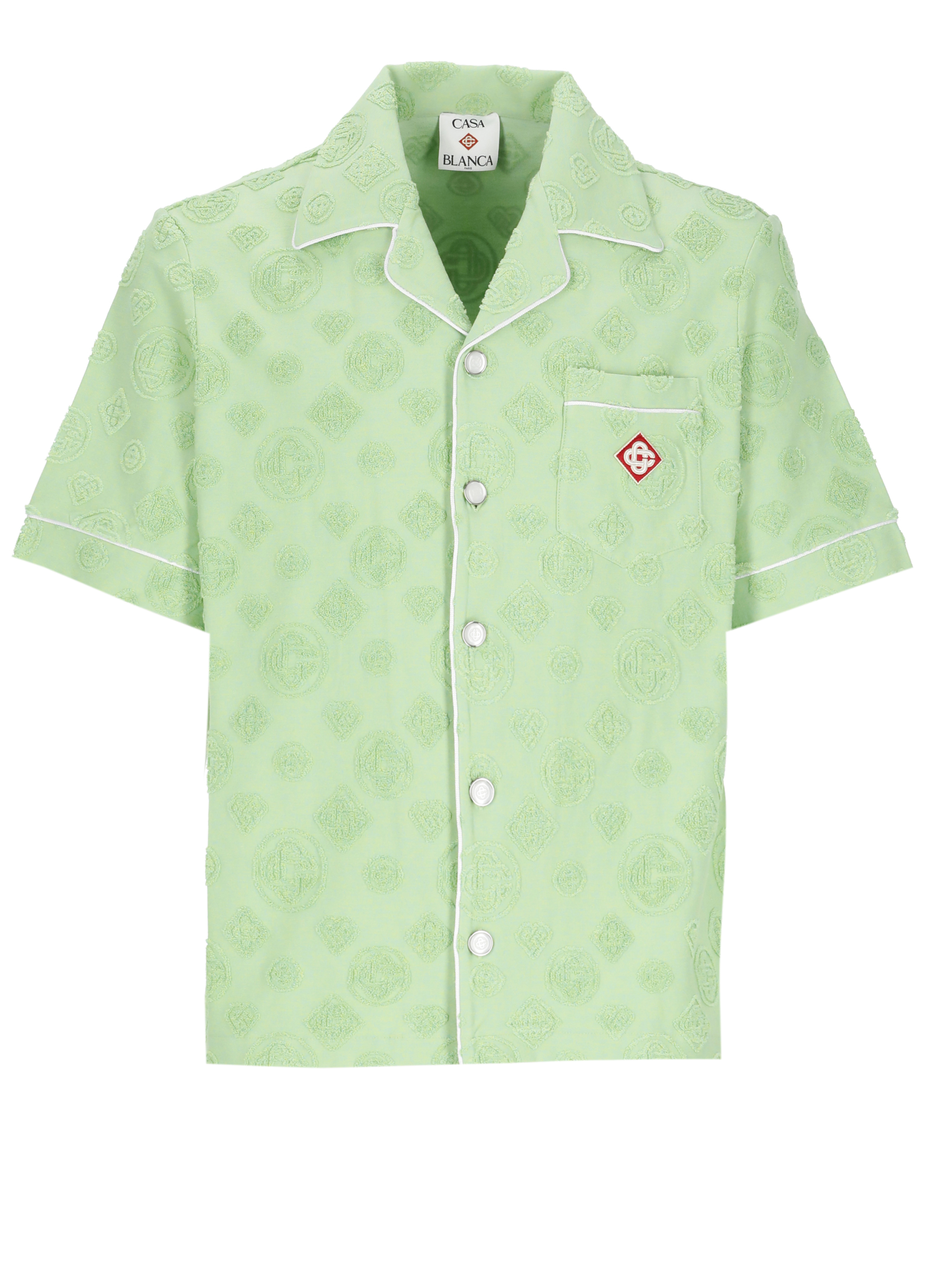 Casablanca Shirts Green MSP26SH08501TOWELLING (Casablanca / シャツ・ブラウス ) | Casablanca (カサブランカ)