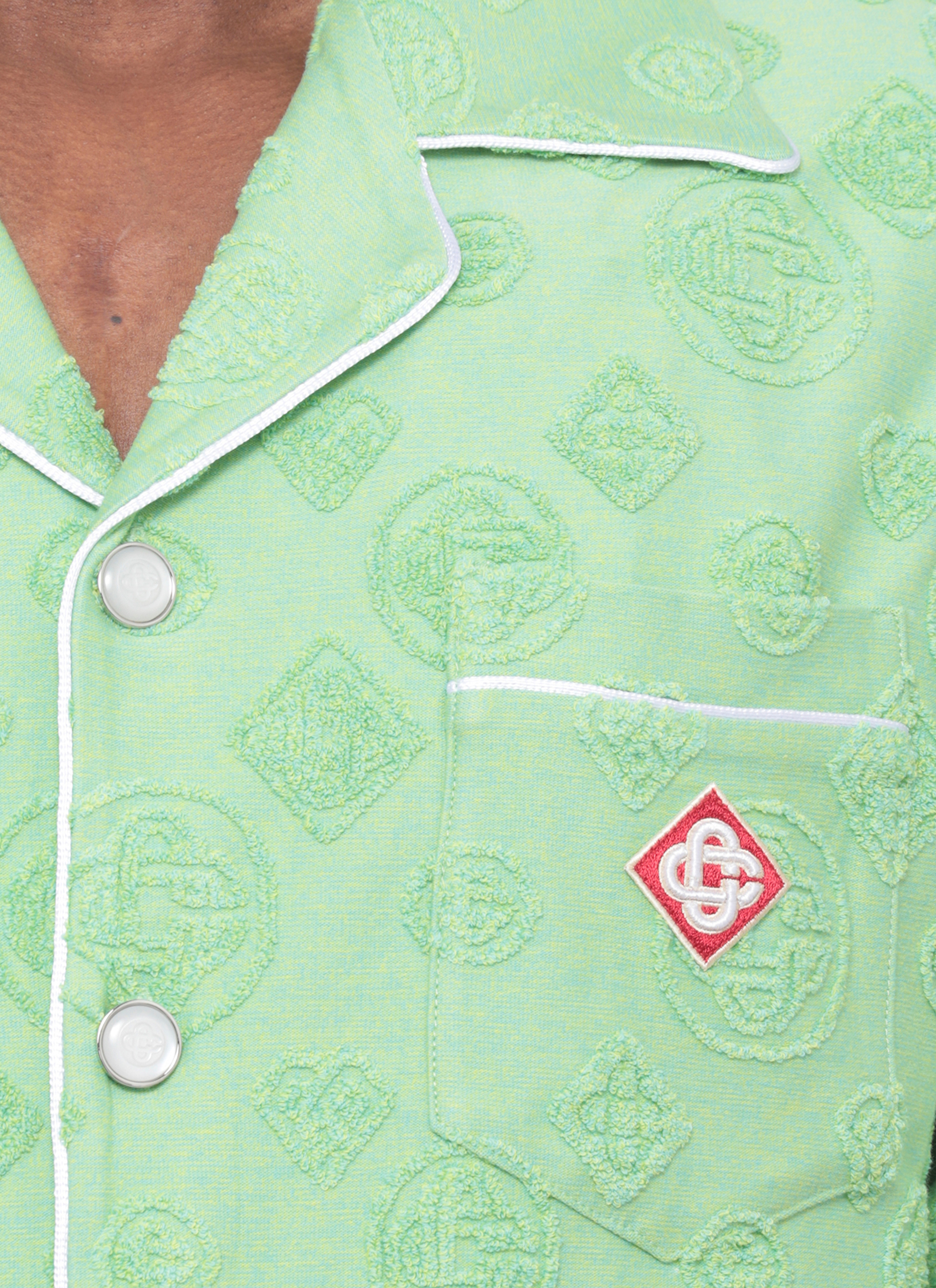 Casablanca Shirts Green MSP26SH08501TOWELLING (Casablanca / シャツ・ブラウス ) | Casablanca (カサブランカ)(3)