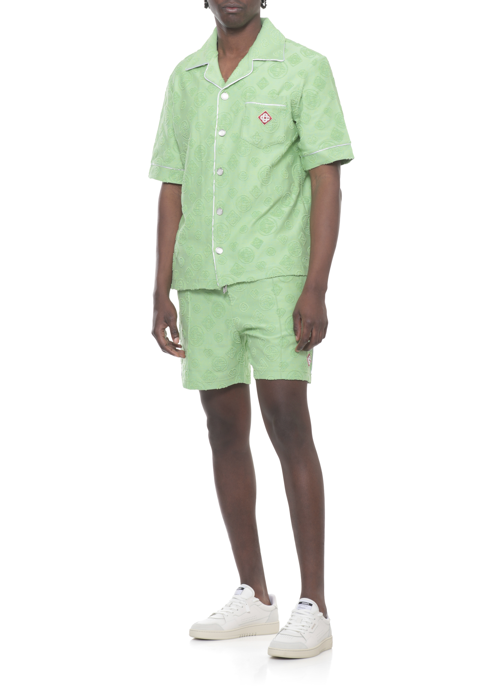 Casablanca Shirts Green MSP26SH08501TOWELLING (Casablanca / シャツ・ブラウス ) | Casablanca (カサブランカ)(4)