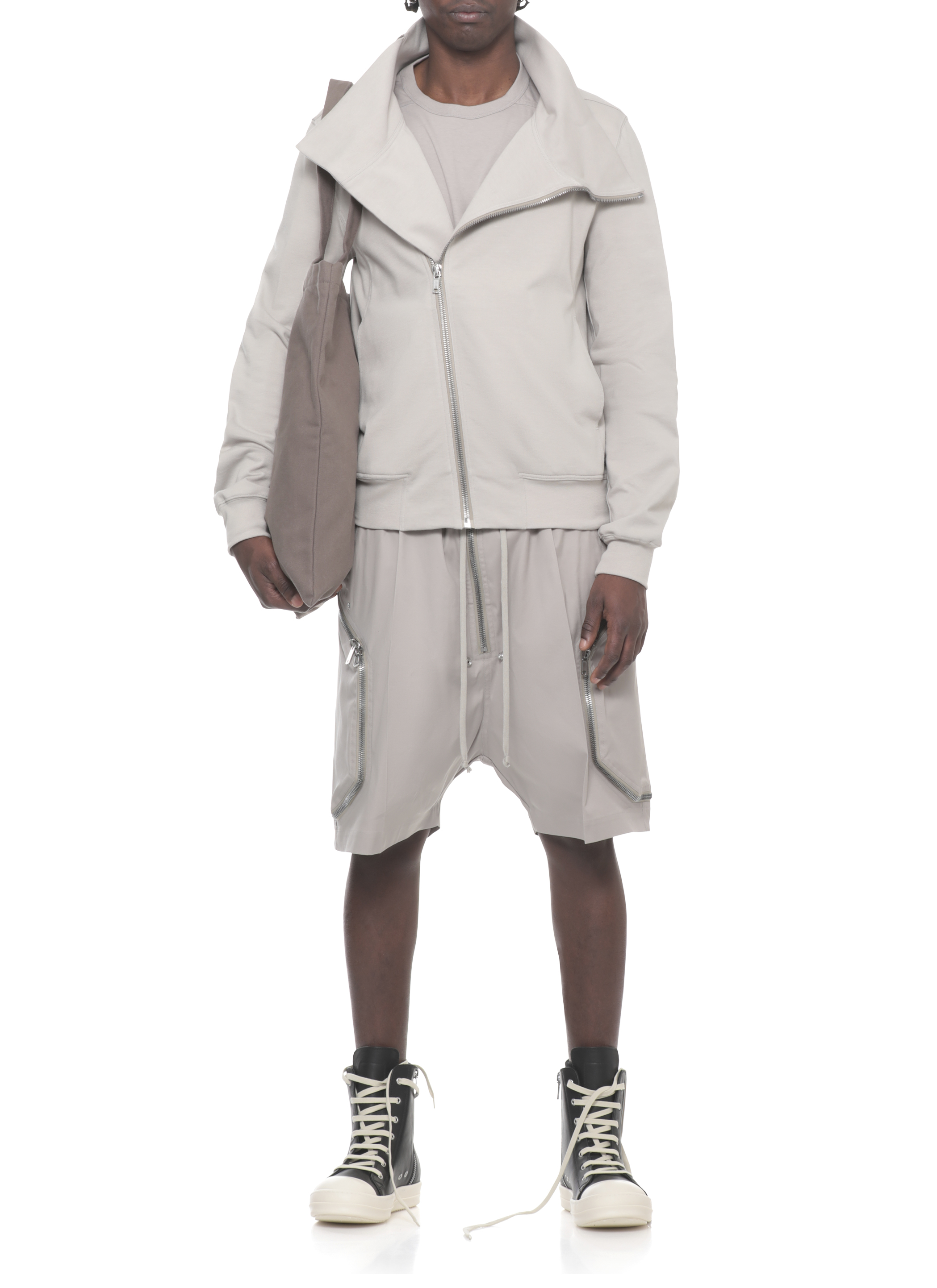 Rick Owens Sweaters Beige RU01F2272BA08 (Rick Owens / スウェット・フーディー ) | Rick Owens (リック オウエンス)(4)