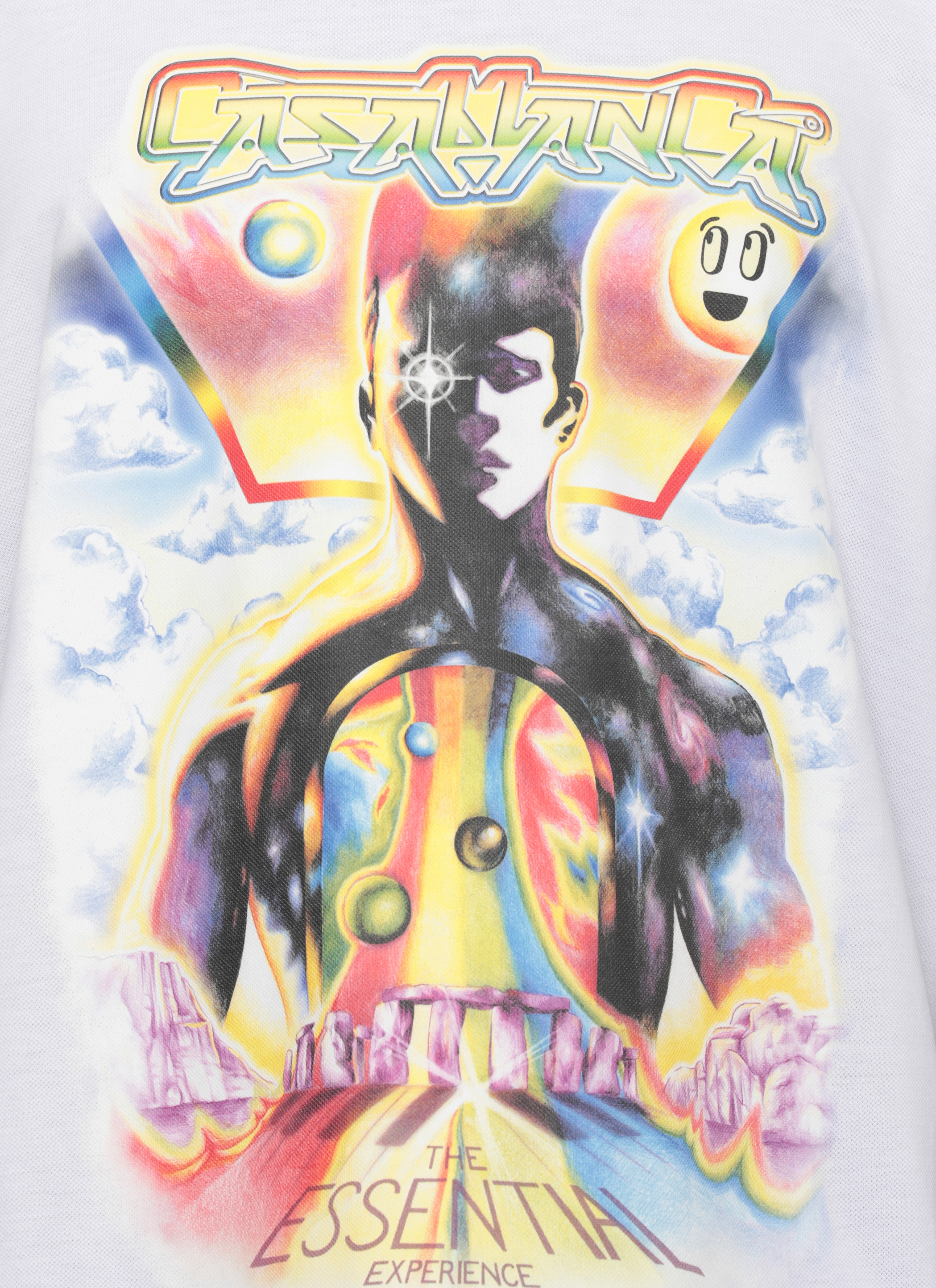 Casablanca T-shirts and Polos White MSP26JTS05601BRIGHTWHITECOTTON (Casablanca / Tシャツ・カットソー ) | Casablanca (カサブランカ)(3)