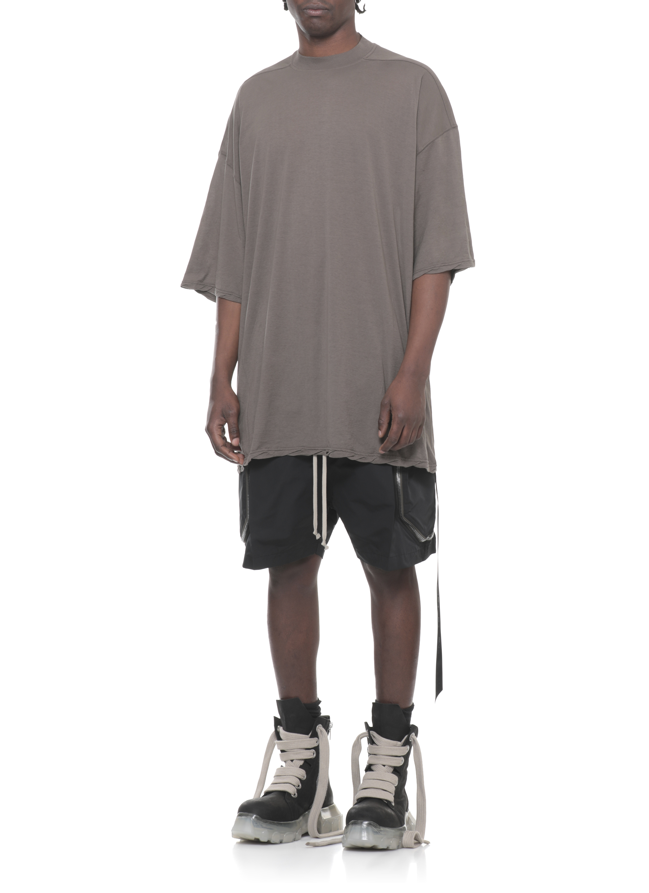 RICK OWENS DRKSHDW T-shirts and Polos Green DU01F4259BH34 (Rick Owens DRKSHDW / Tシャツ・カットソー ) | Rick Owens DRKSHDW (リック オウエンス ダークシャドウ)(1)