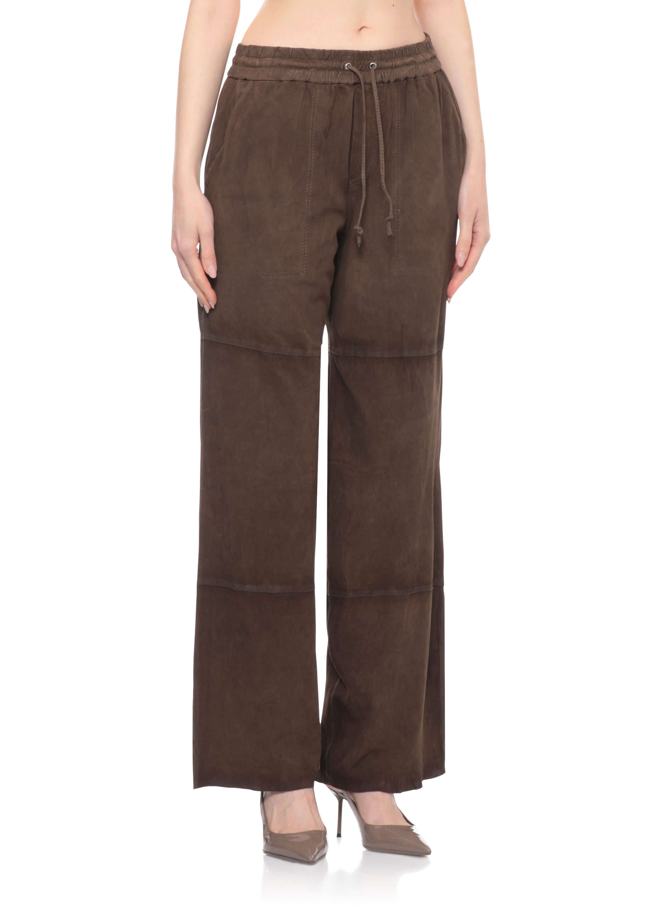 Parosh Trousers Brown D230792MARFA098 (P.A.R.O.S.H. / パンツ ) | P.A.R.O.S.H. (パロッシュ)(1)